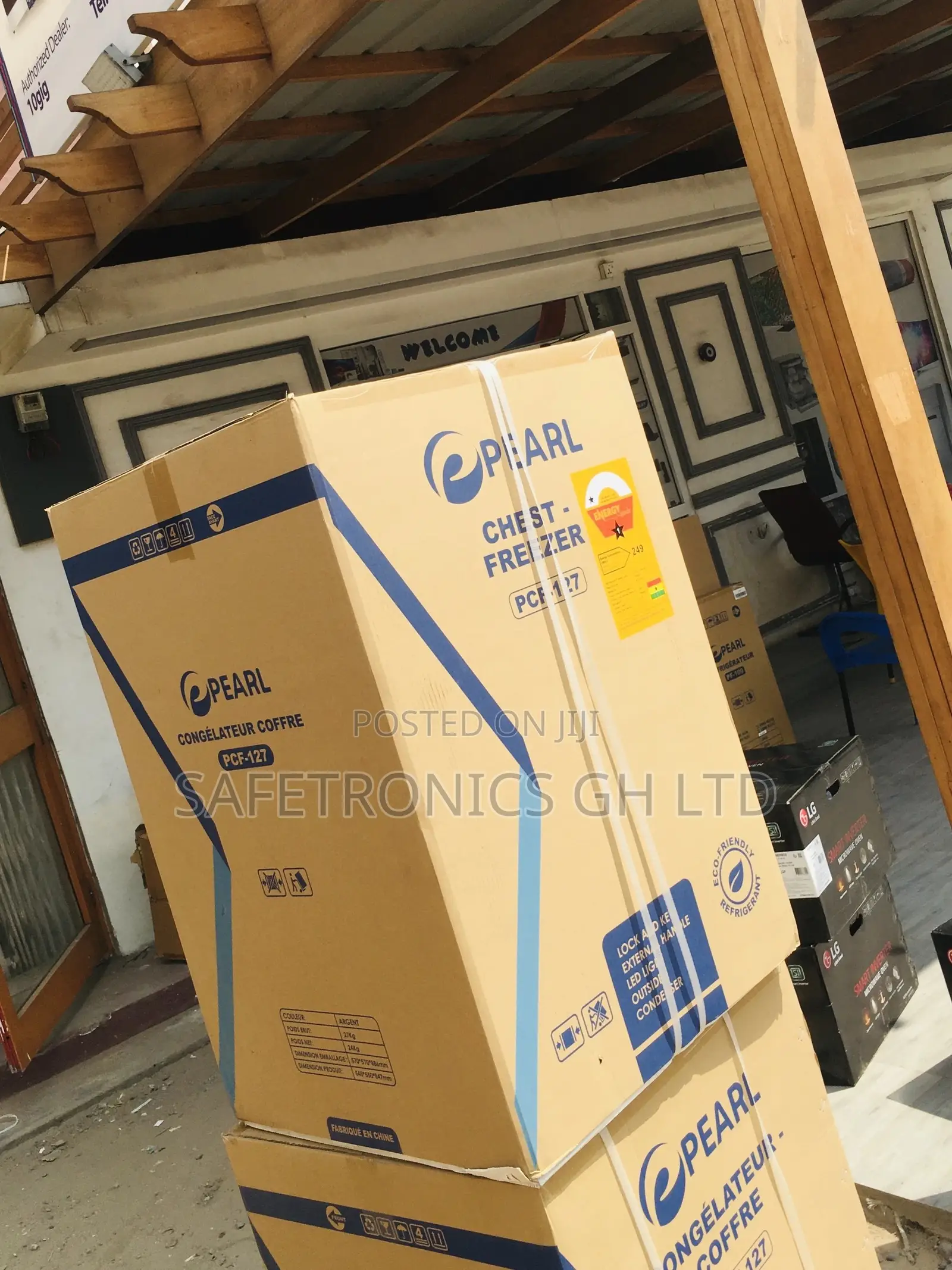 Pearl Chestfreezer PCF-127 100 Liters Lasting Singledoor