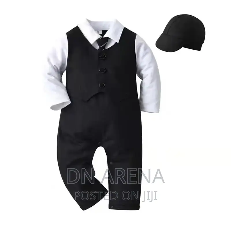 Baby Boys Gentleman Baptism Christening Formal Suit 
Set