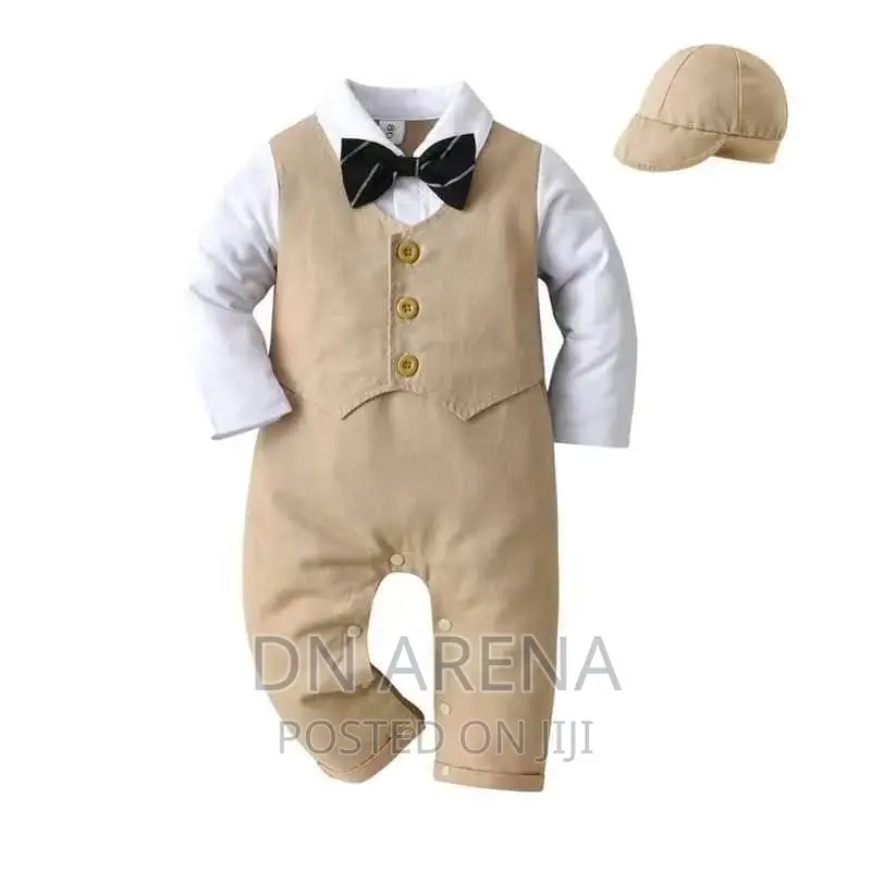Baby Boys Gentleman Baptism Christening Formal Suit 
Set