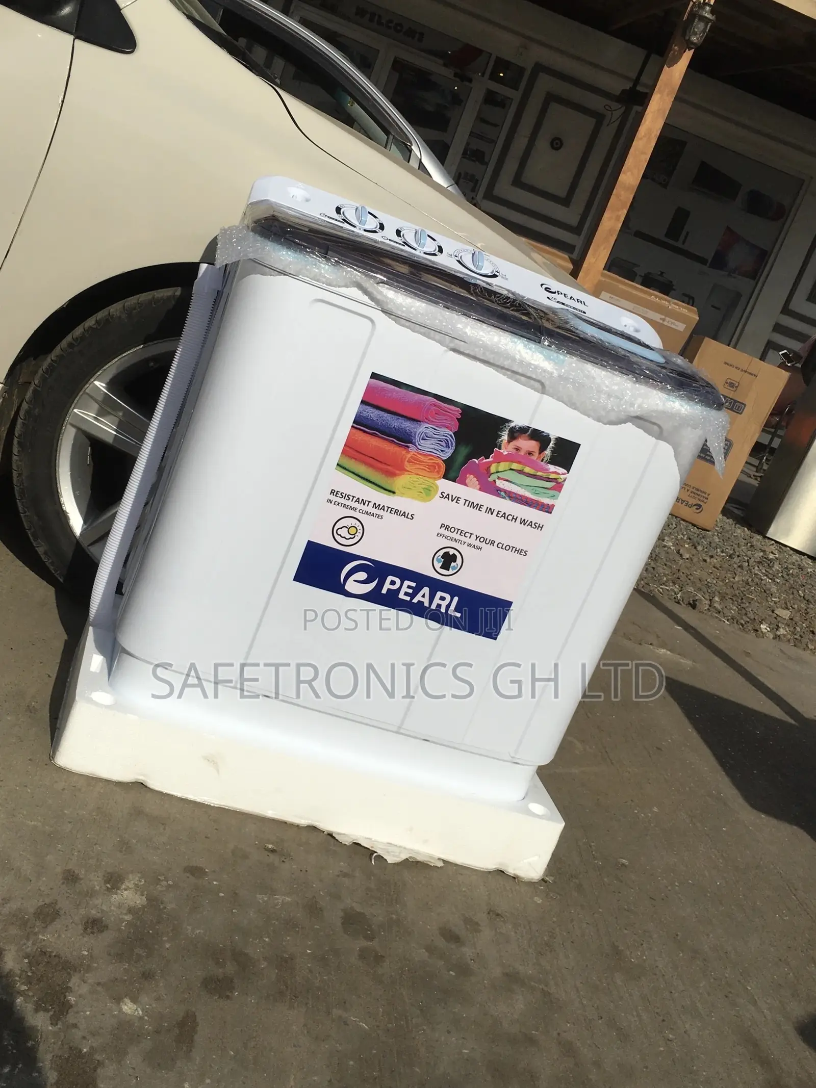 Topload Washingmachine 7kg Semiautomatic Electric Pearl