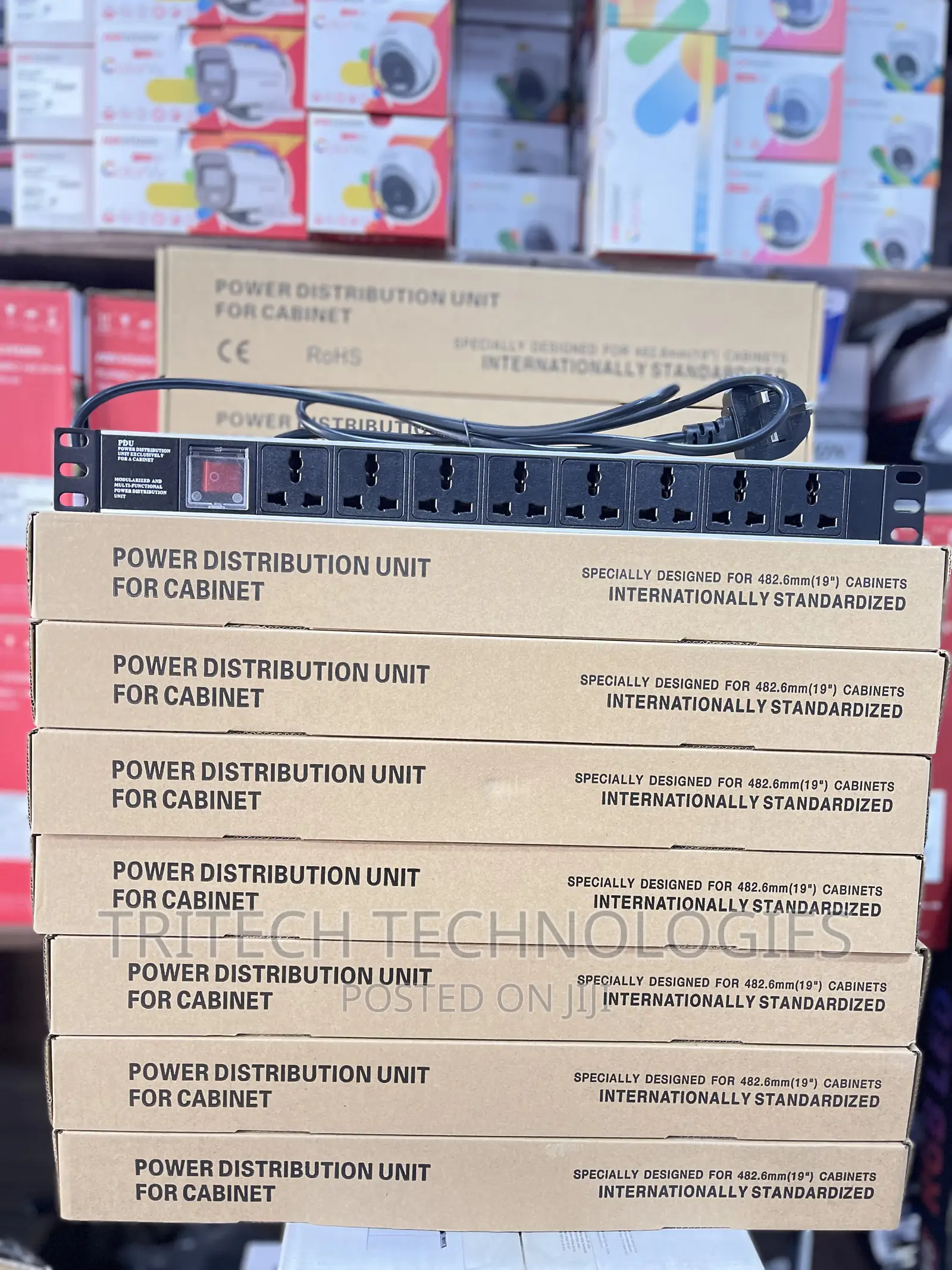 8-Way (PDU) Distribution Unit Rack Mountable