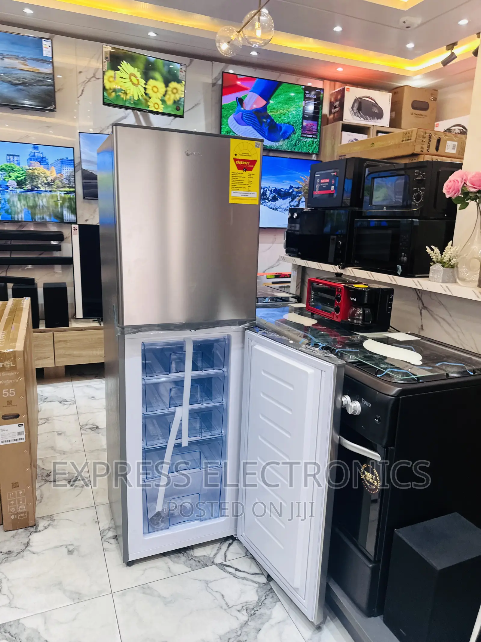 Pearl PF-350 Double Door Fridge Available Now.