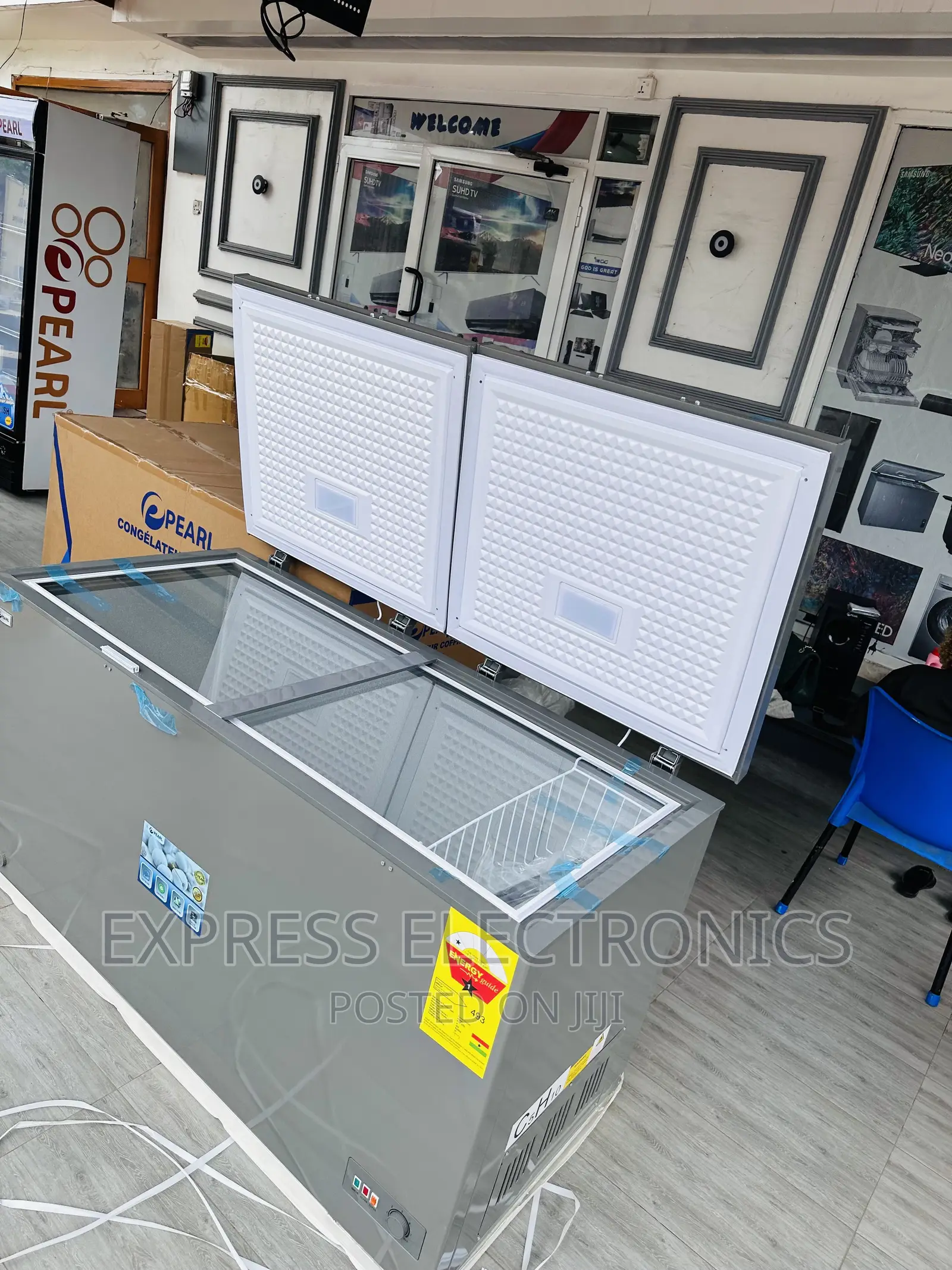 High Quality Chest Freezer PCF-550 (400)Ltrs Pearl