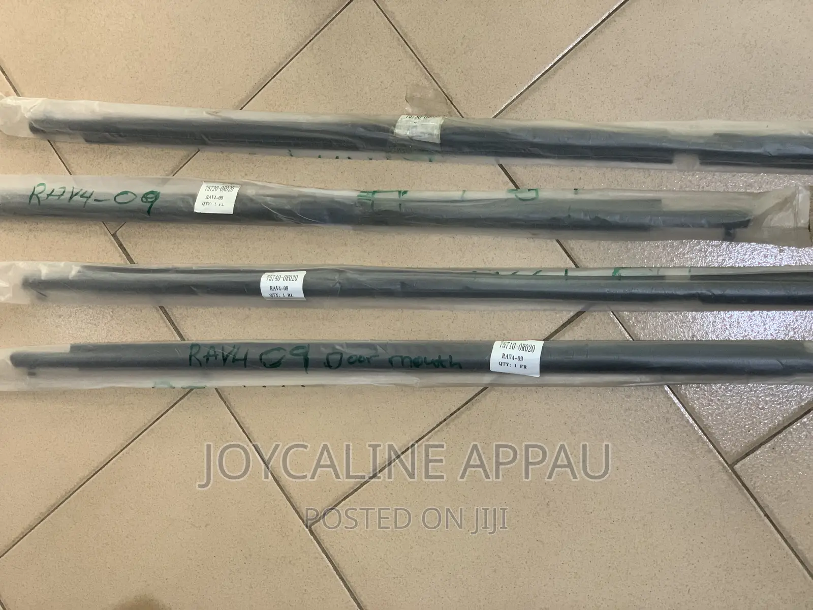 Rav4 2007 to 2013 Door Mouth Strip Window Moulding