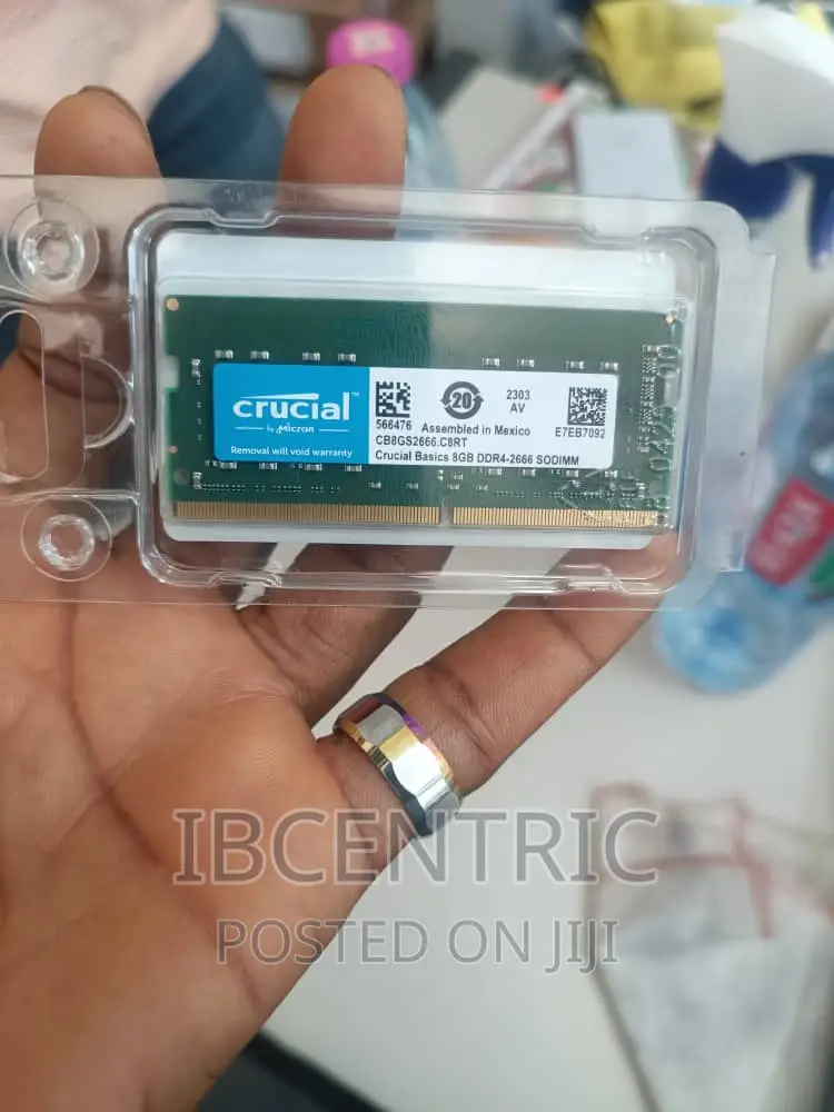 Crucial 8GB DDR4 2666mhz Laptop Memory