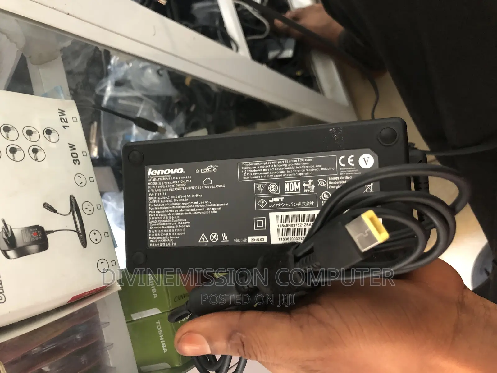 Original Lenovo Usb Charger .20v,8.5A. 170W