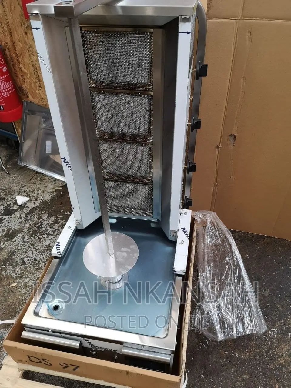 5 Knot Big Size Gas Shawarmer Machine