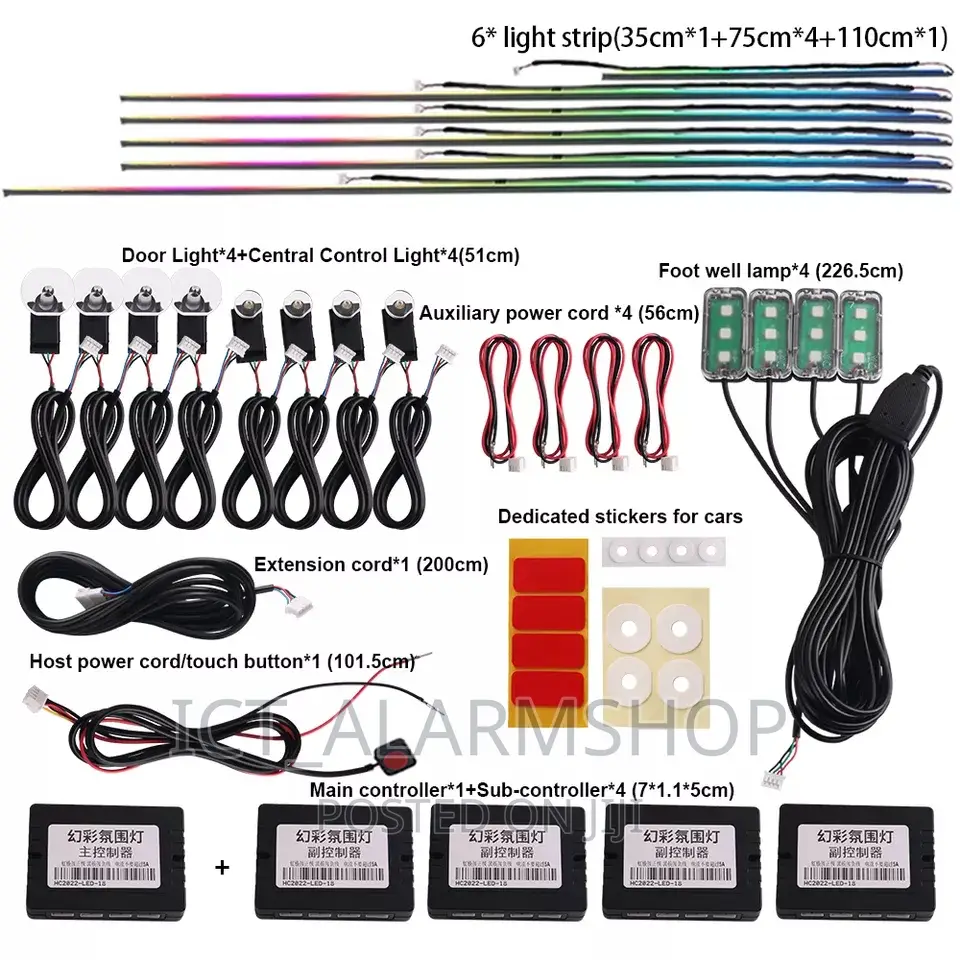 Car Lightning Atmosphere Decorative Accessories