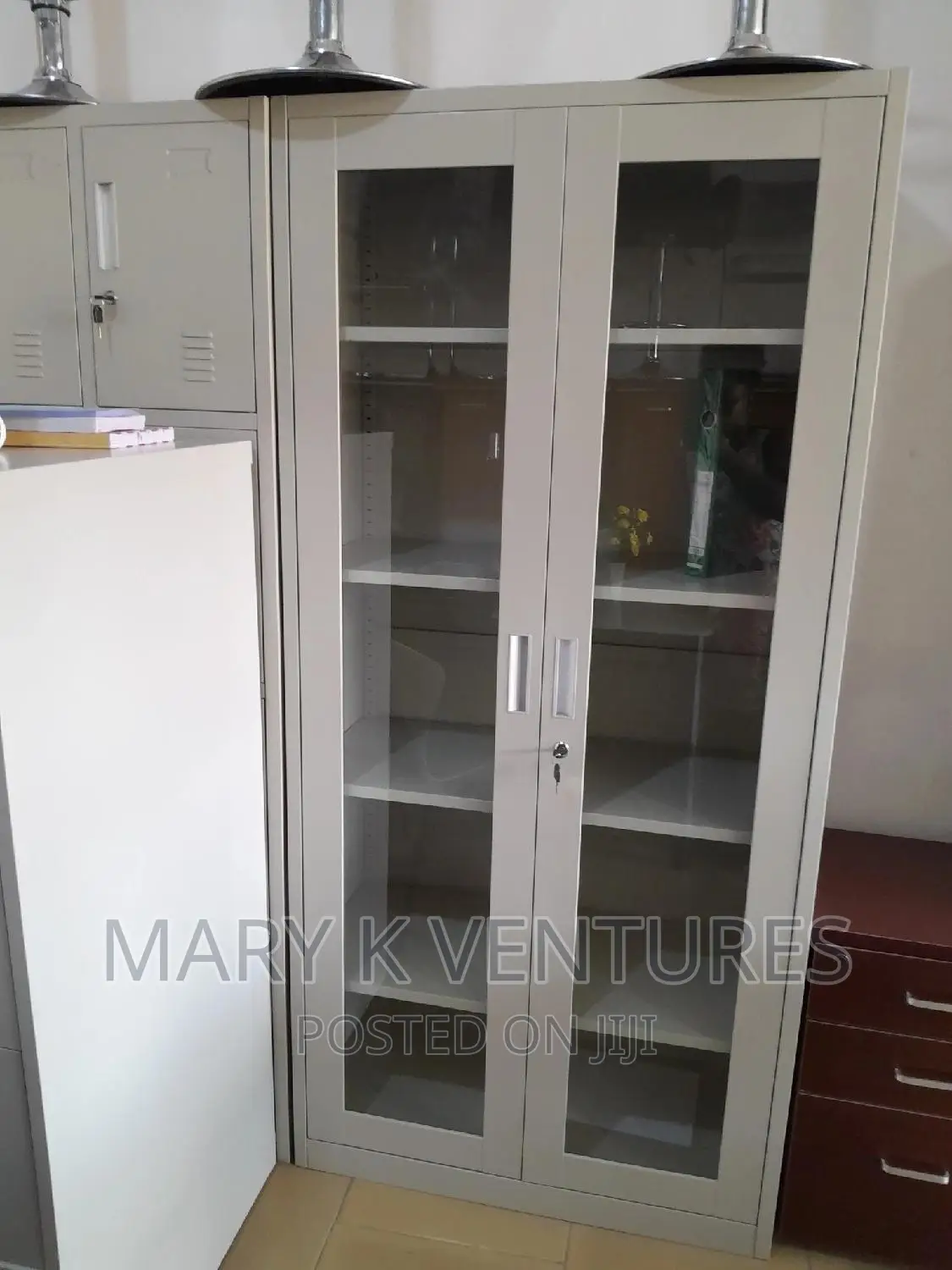 Full Glass Metal Cabinet