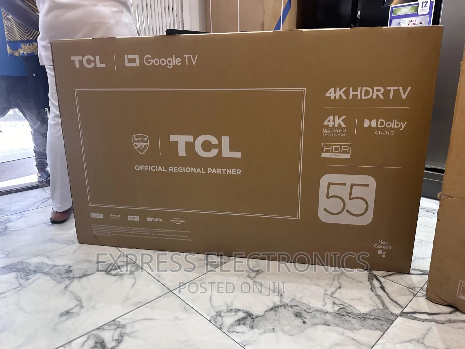 Neatly Sealed in Box Uhd Smart TCL 55”P635