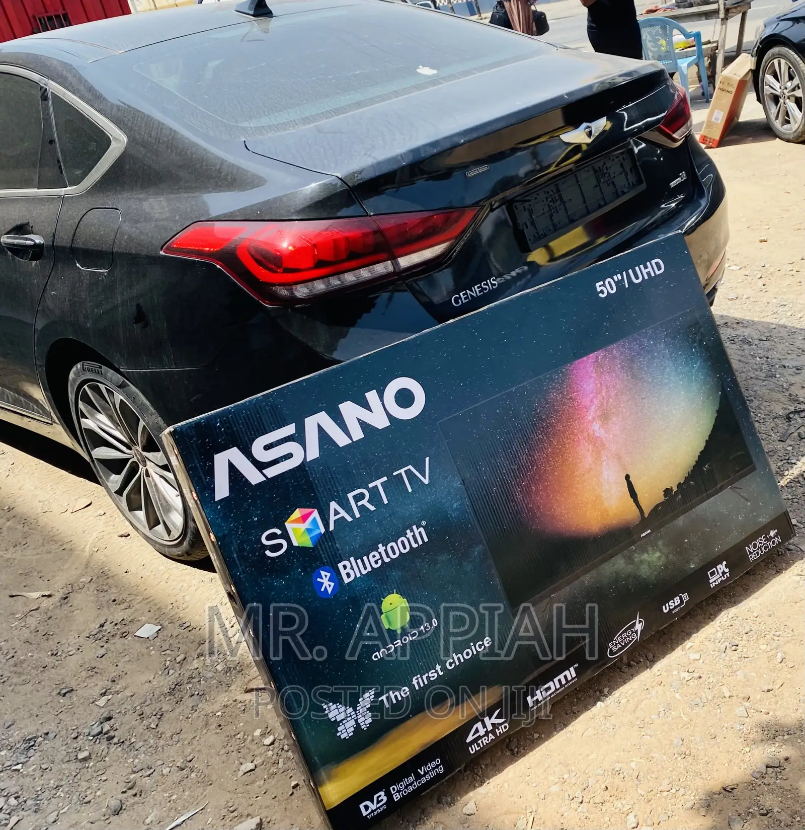 Shop Adorable Asano 50 Inch Ultra Hd Smart Led Tv,Black