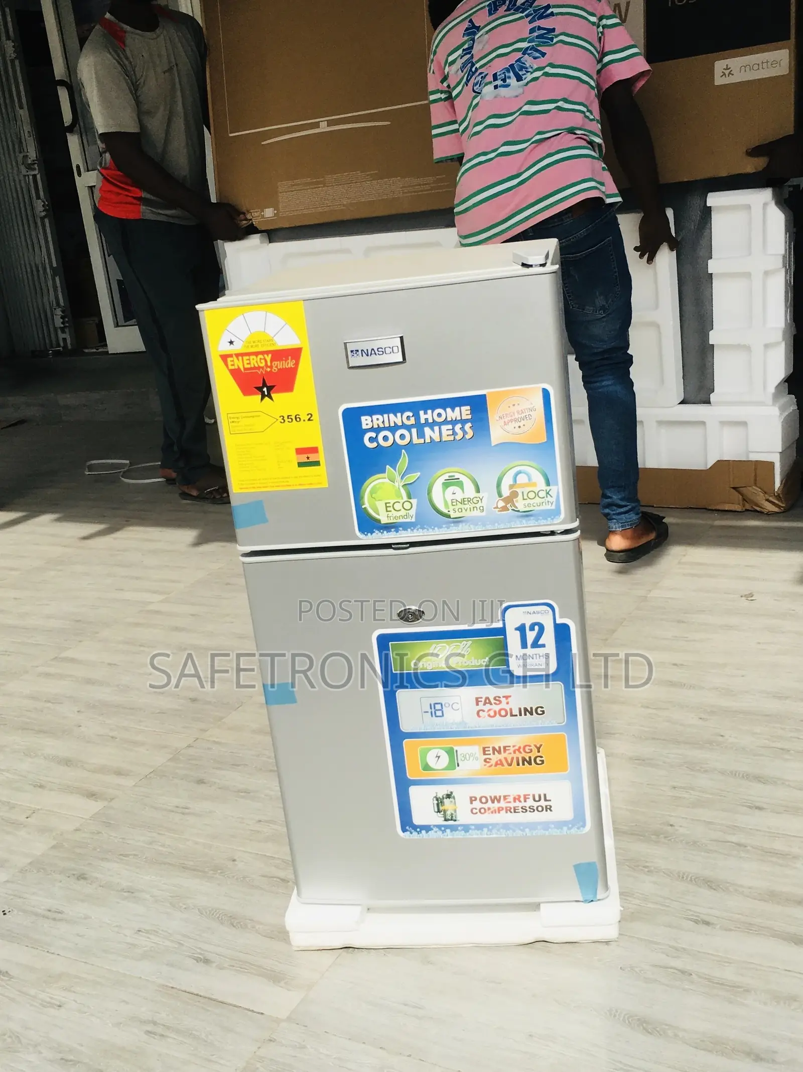 Gray 90 Liters Topfreezer Doubledoor Nasc2-120 Fridge