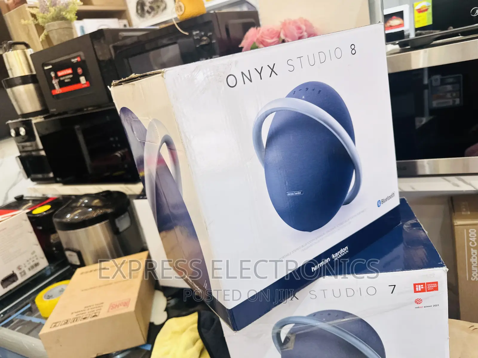Available Now Onyx 8 Bluetooth Speaker Blue.