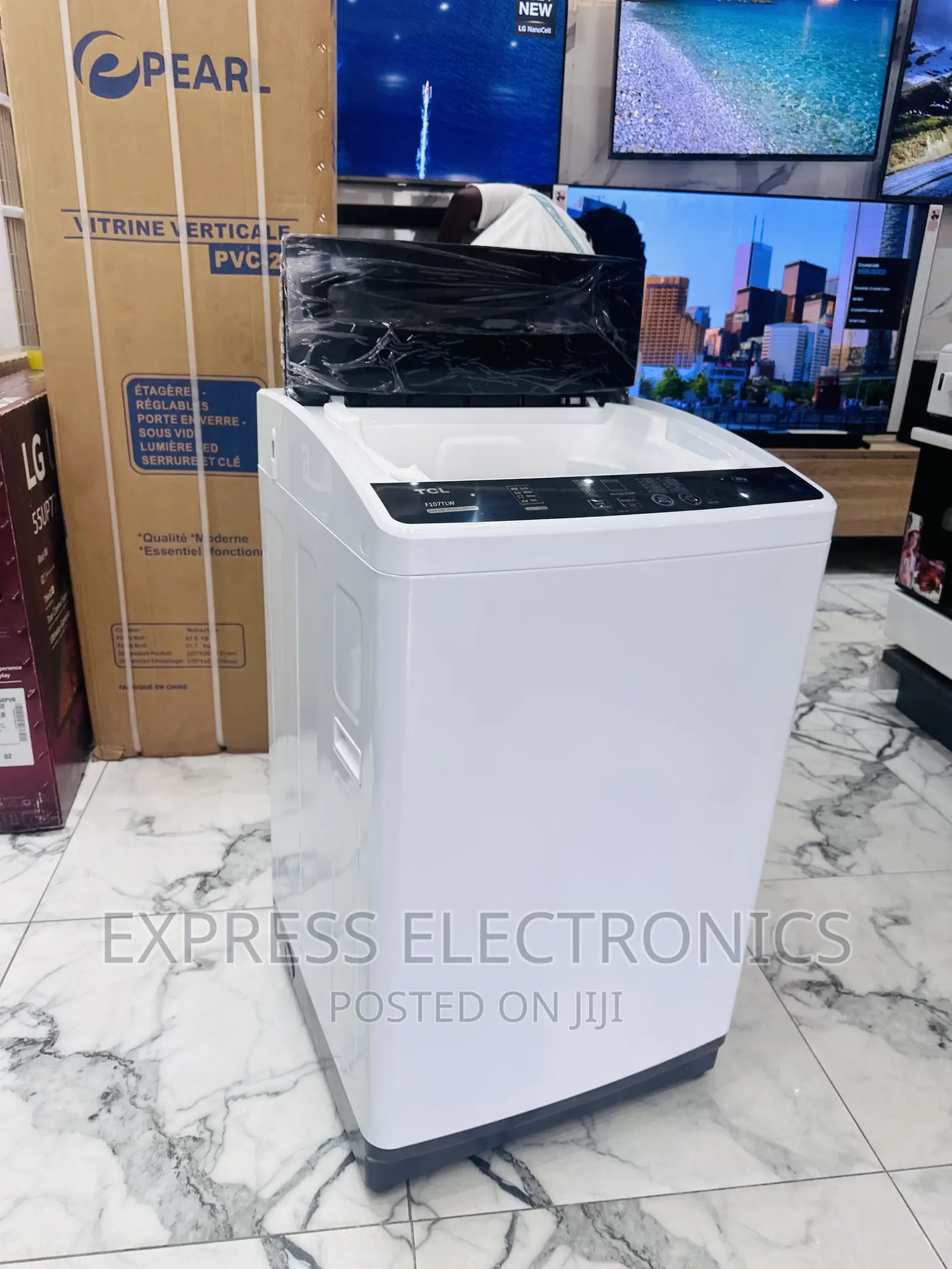 Durable Build 8kg Topload TCL Full Auto White WM