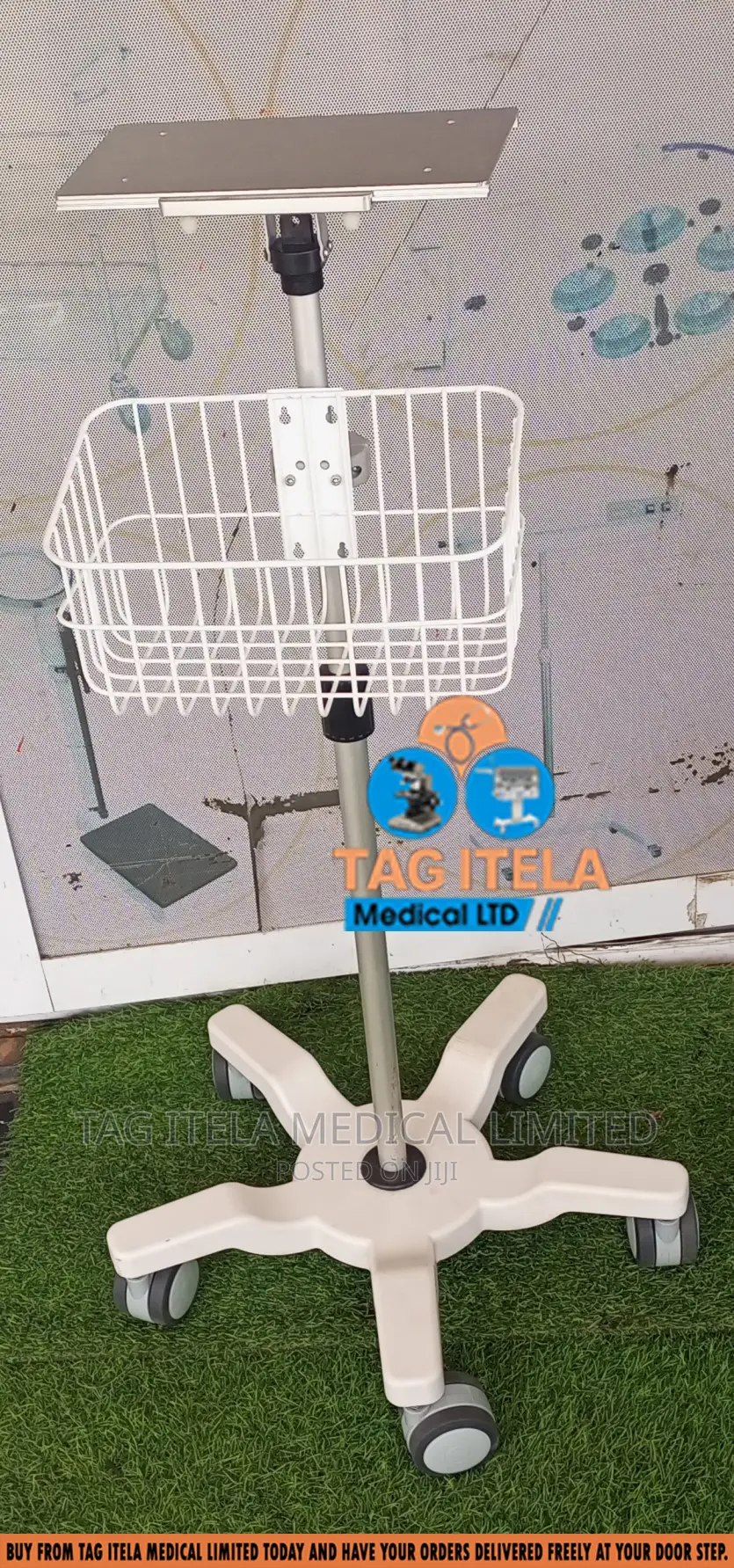 Patient Monitor Stand (Adjustable Height)