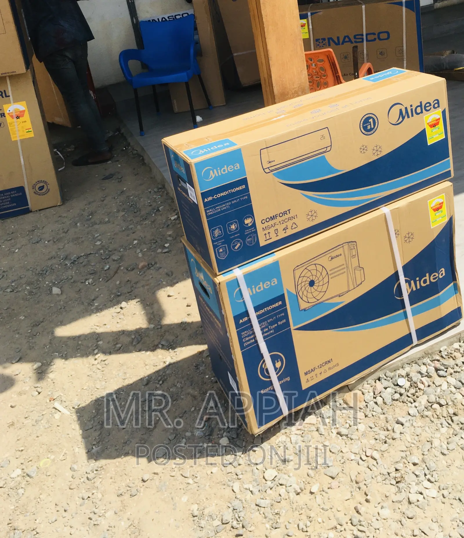 Fast Cooling Midea 2.0hp Split Type Air Conditioner,White.