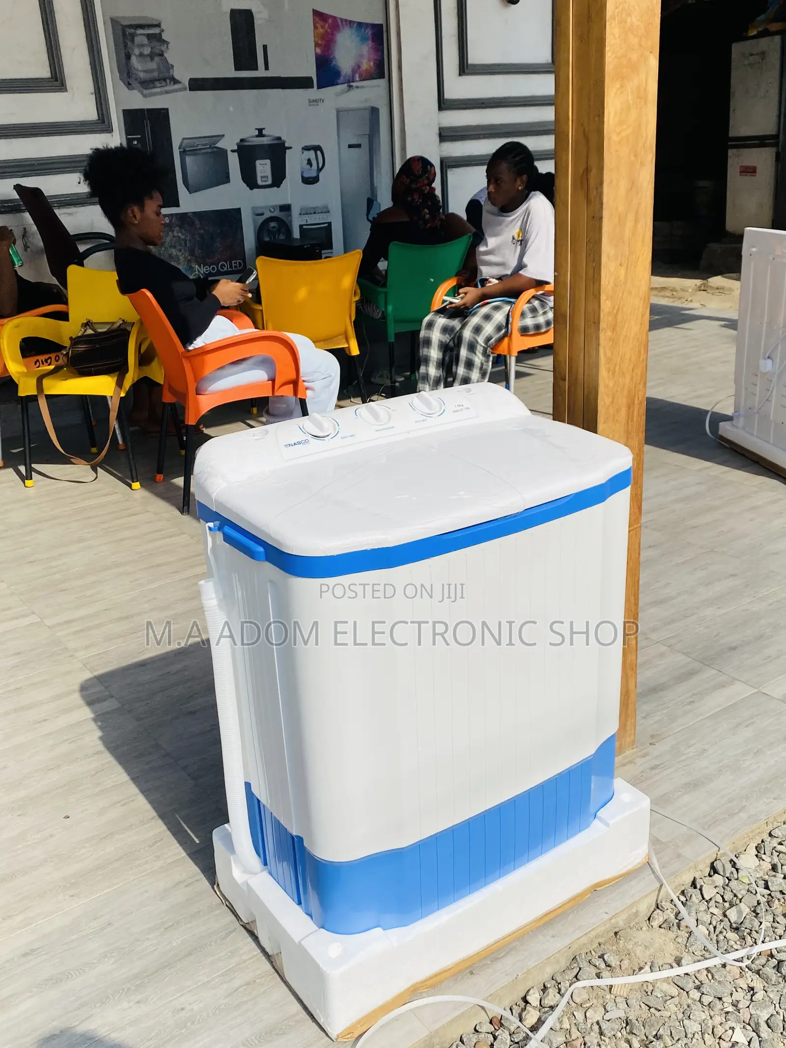 Newly in Stock Nasco 7kg Twin Tub Washing Machine.