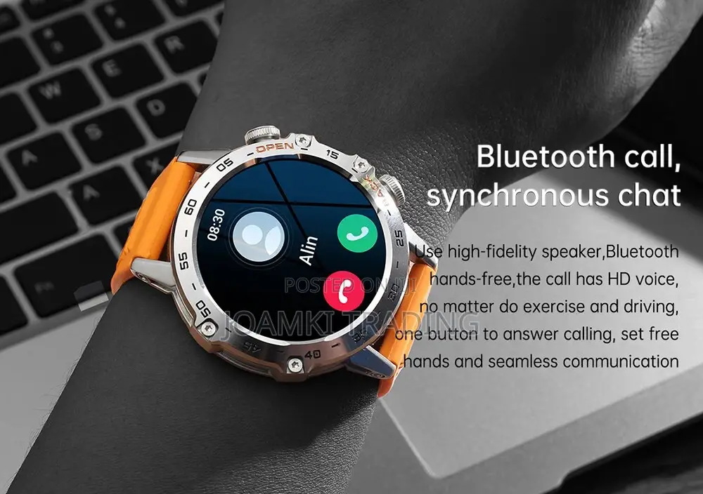 Melanda Steel Smart Watch/Bluet Call/Health Monitor/Andr/Ios