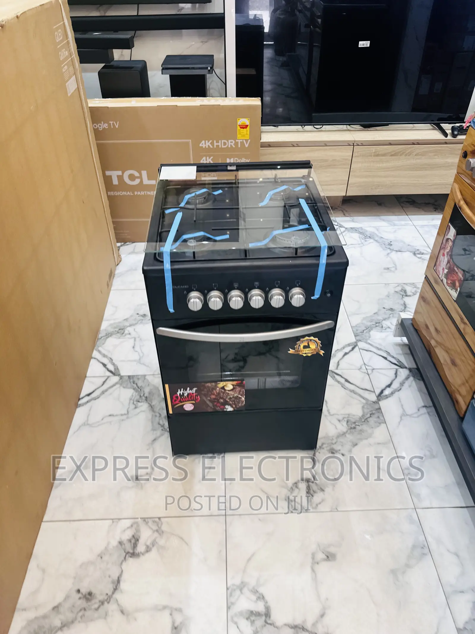 Best Buy for Less 50/50 Volcano Gas Cooker 4burner Oven
