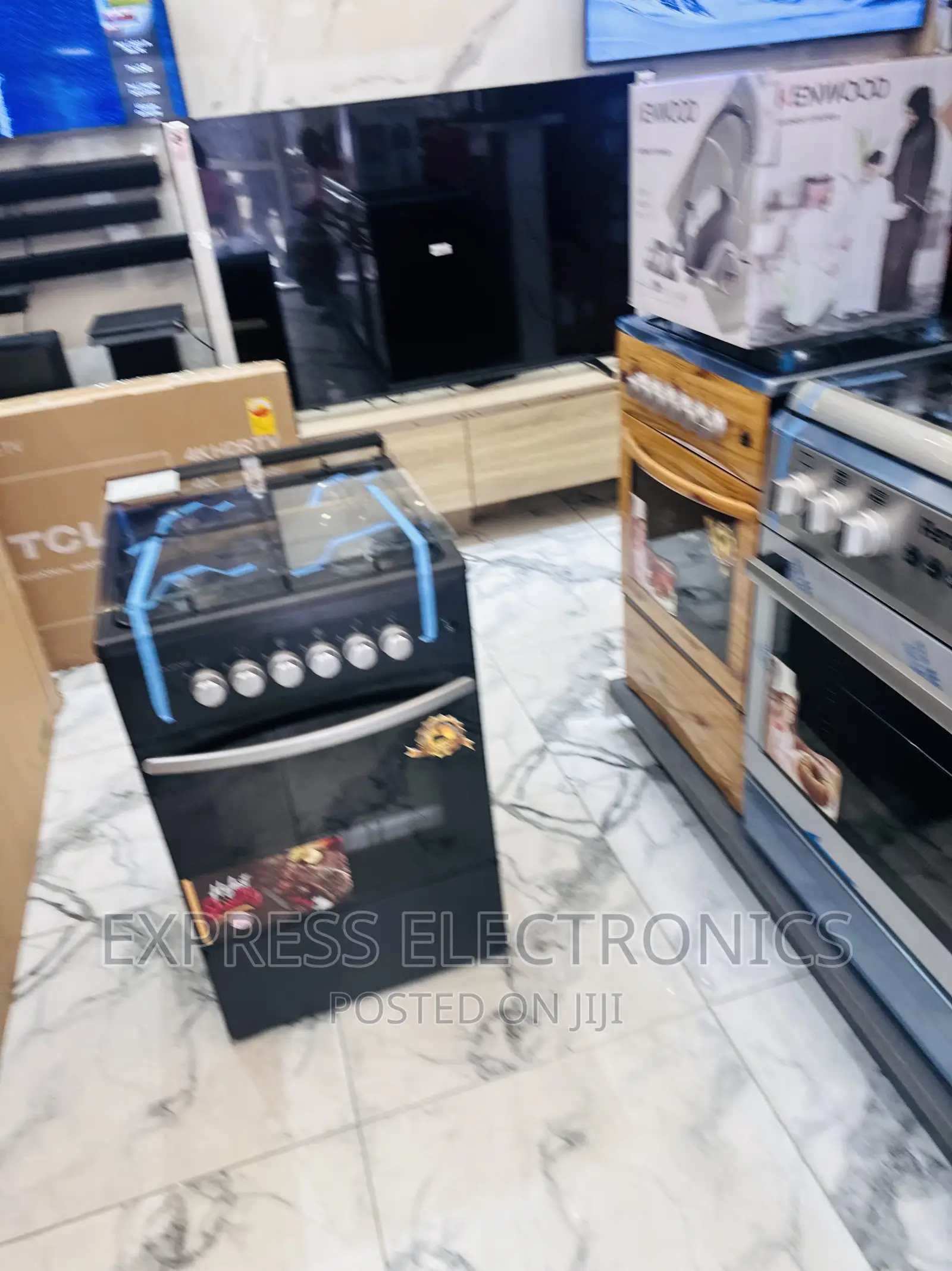 Extra Cool Design Gas Cooker Oven Grill 4burner 50/50
