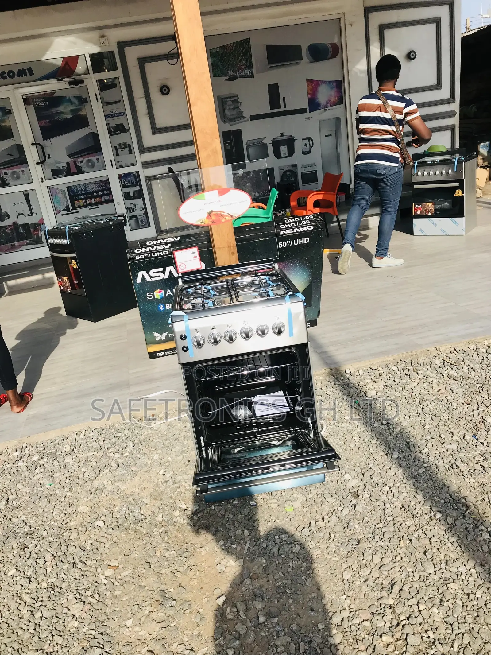 Purchase 4 Gas Oven With Grill 50x60 Ferre 50x60 Glass Lid