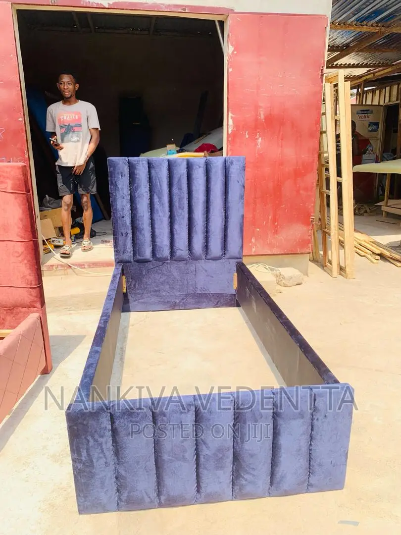 Fabric One and Half Bed Frame