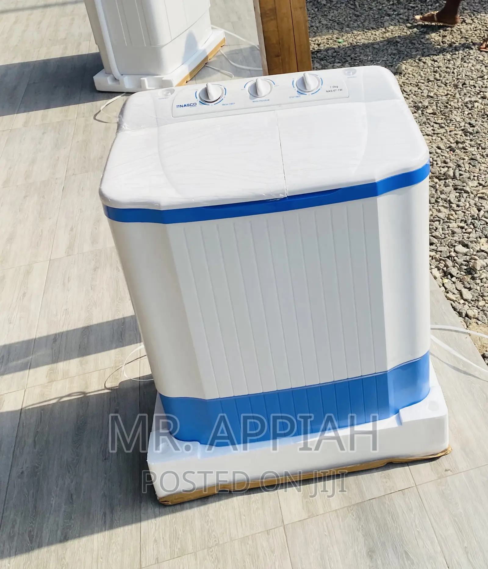 Fabulous Nasco 7kg Twin Tub Electric Washing Machine.