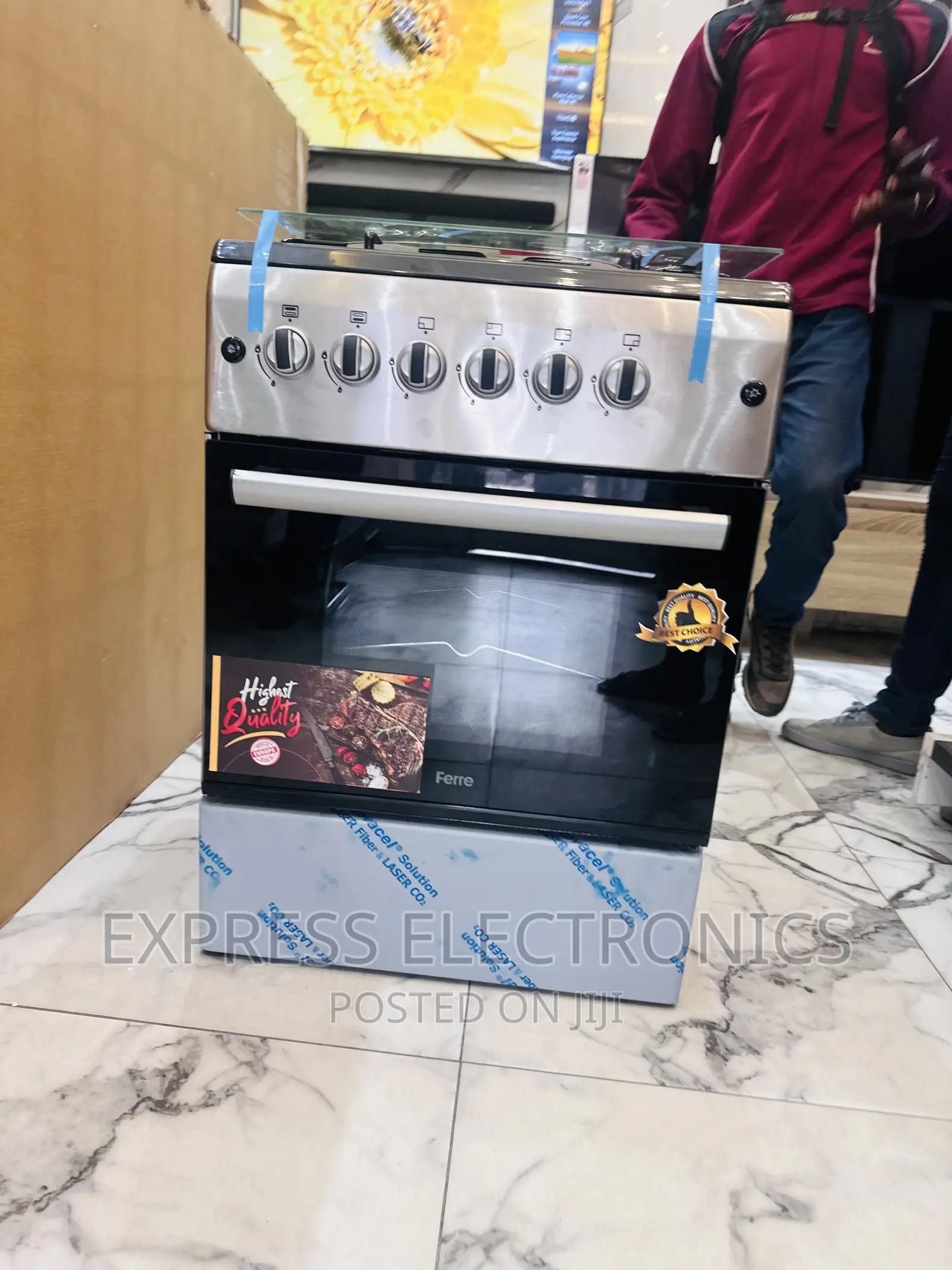 Look  Very Nice  Gas Cooker Oven Grill 4burner 60/60