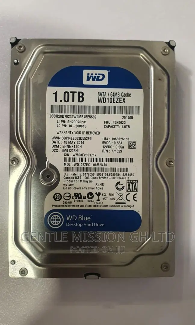 Desktop CCTV Camera Hard Drive 1tb