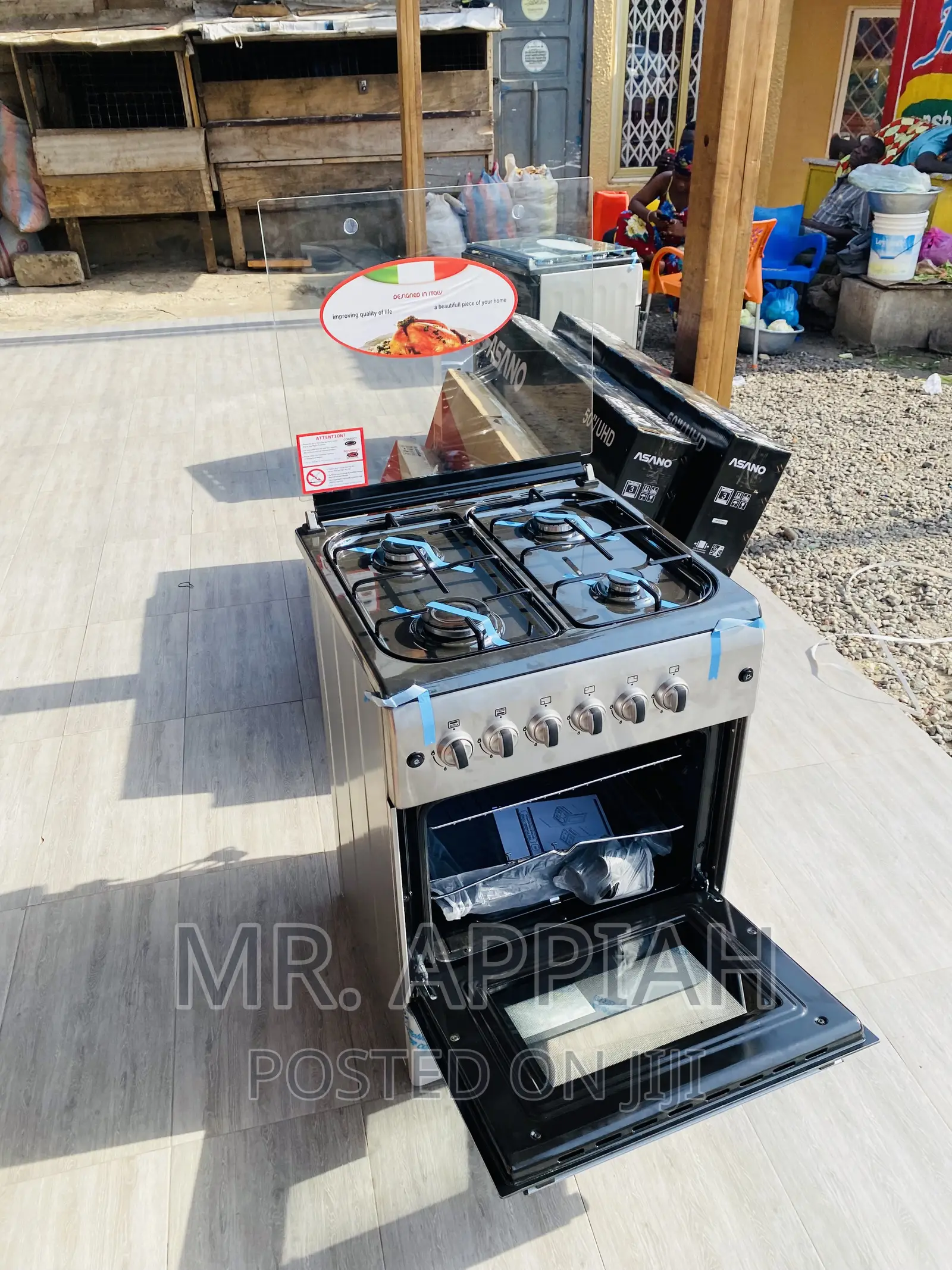Affordable Ferre 60x60 4gas Burner With Oven(Auto Ignition)