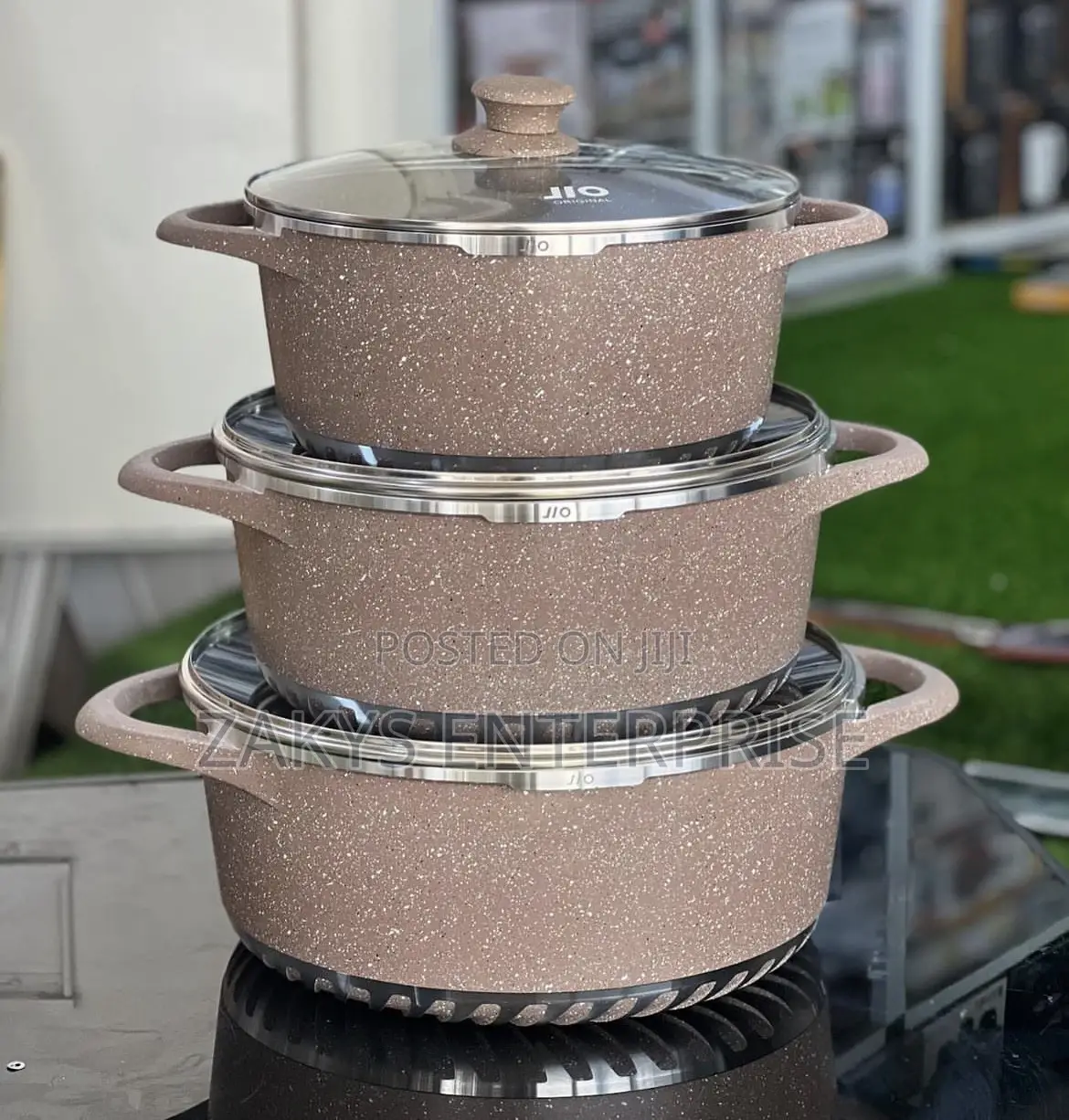 Granite Non Stick Jumbo Sizes 3set