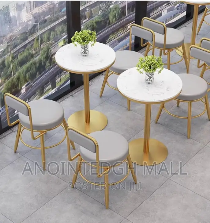 Round Marble Bar/Coffee Table