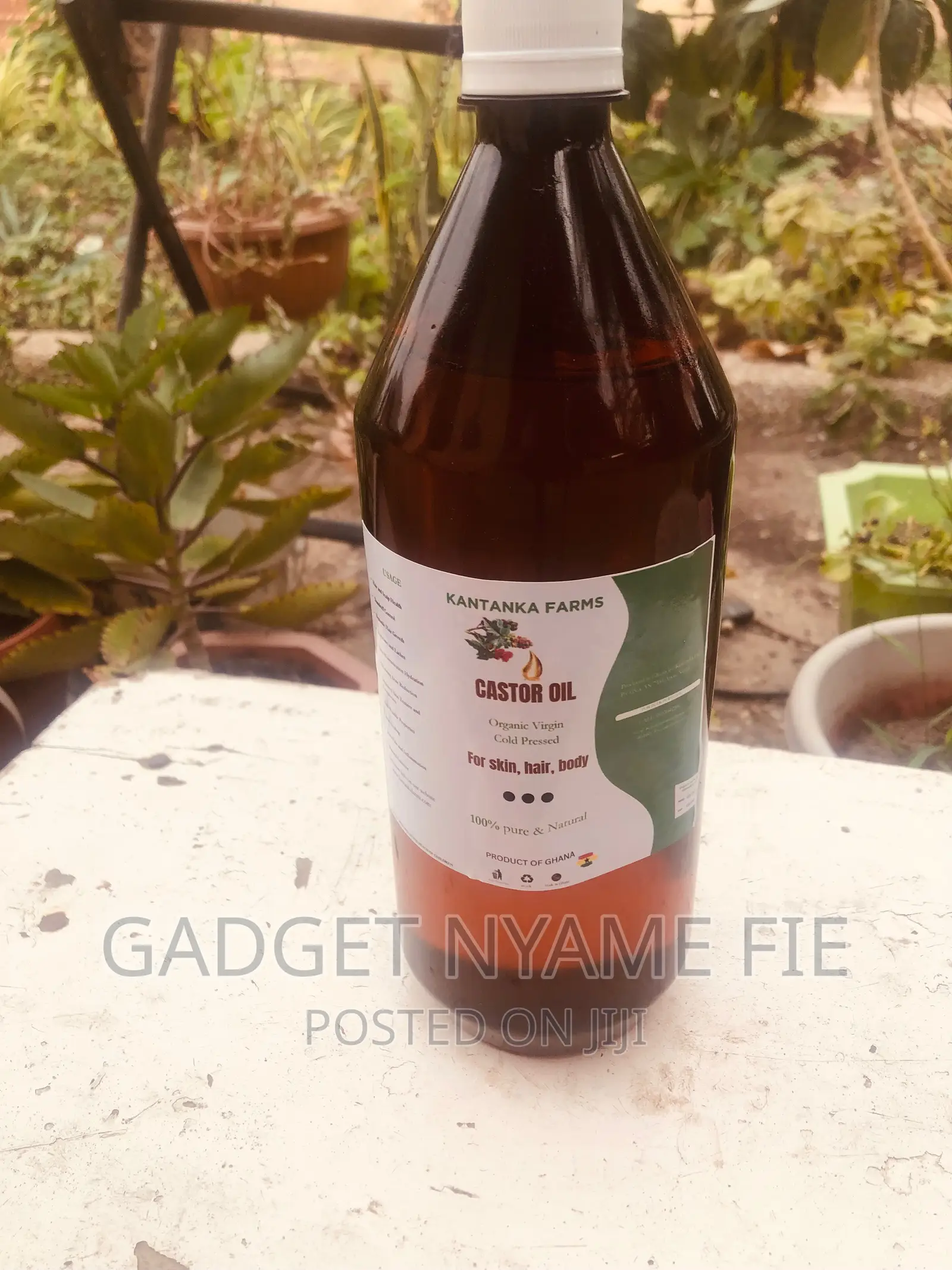 Virgin Cold Pressed Unrefined Castor Oil 1000ml