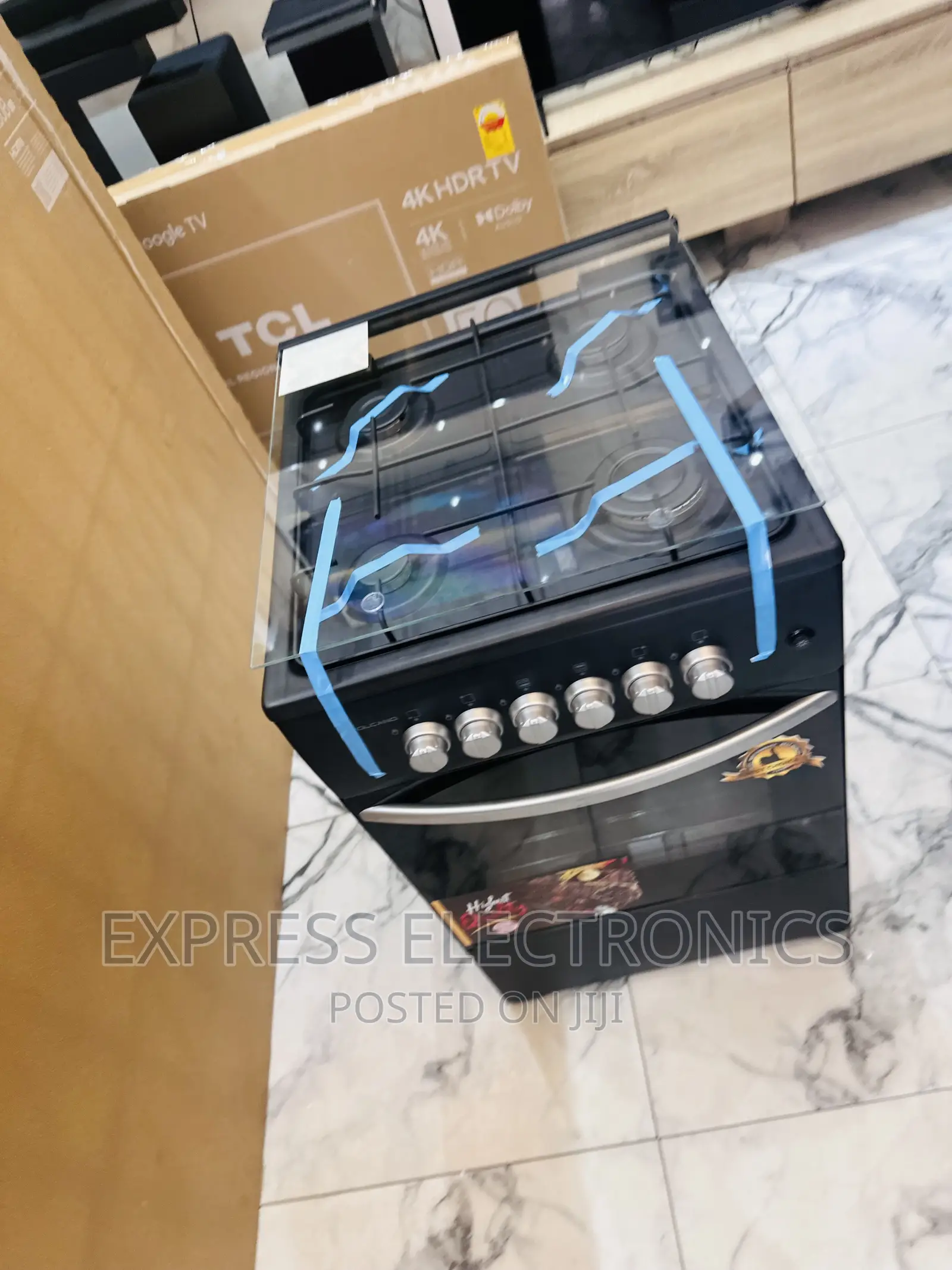 High Quality Gas Cooker. You Ben Volcano. 4burner 50/50