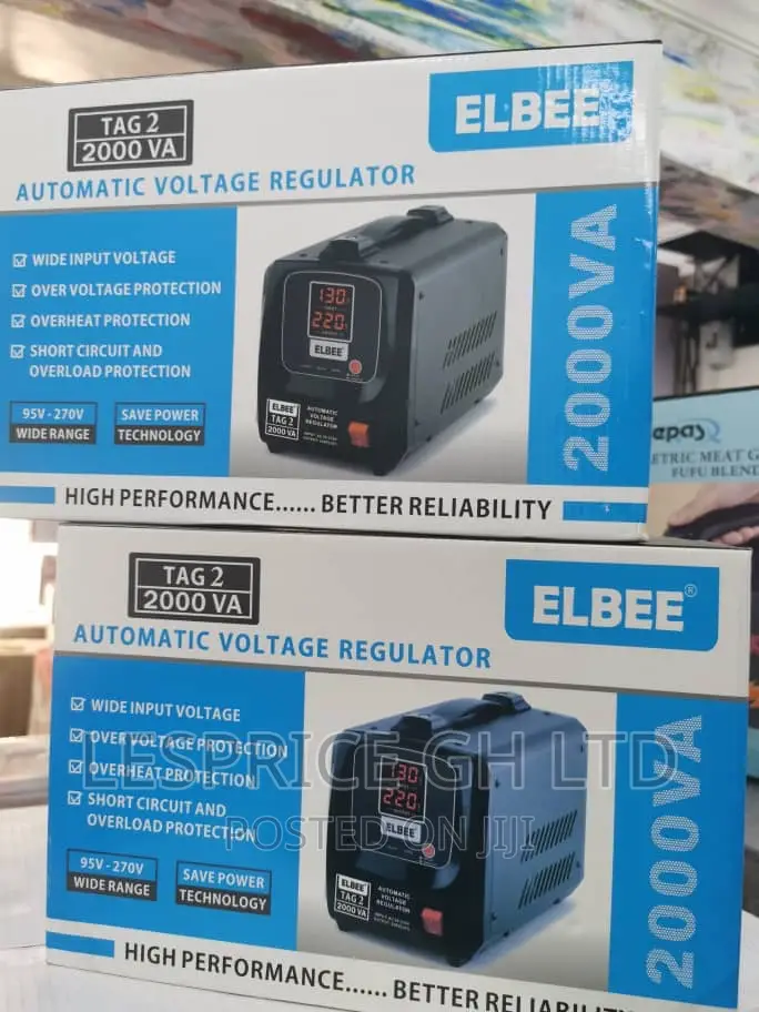 Energy Saving//Elbee 2000VA Stabilizer