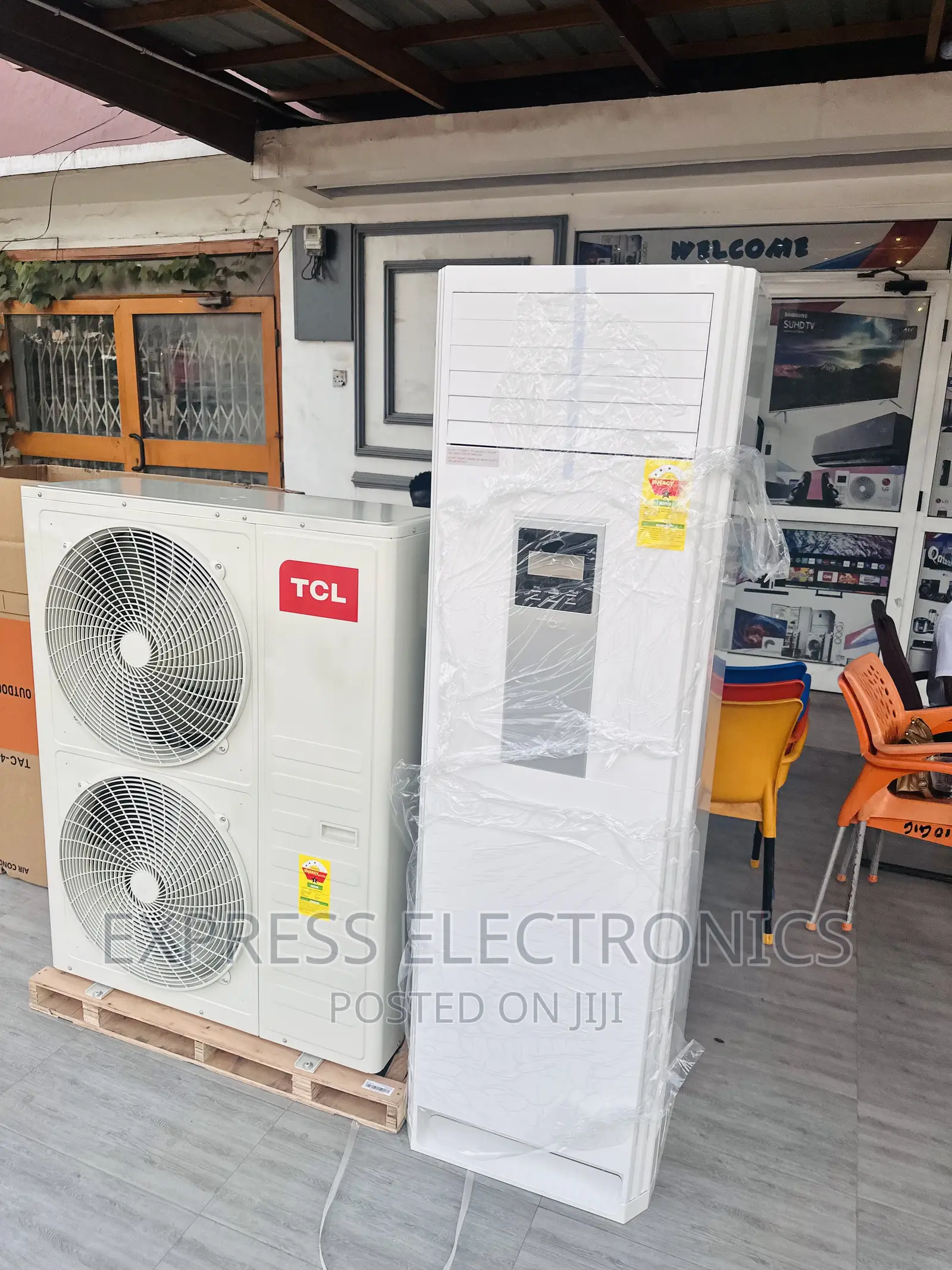 Beautiful  Sleek White 5hp Floor Standing TCL