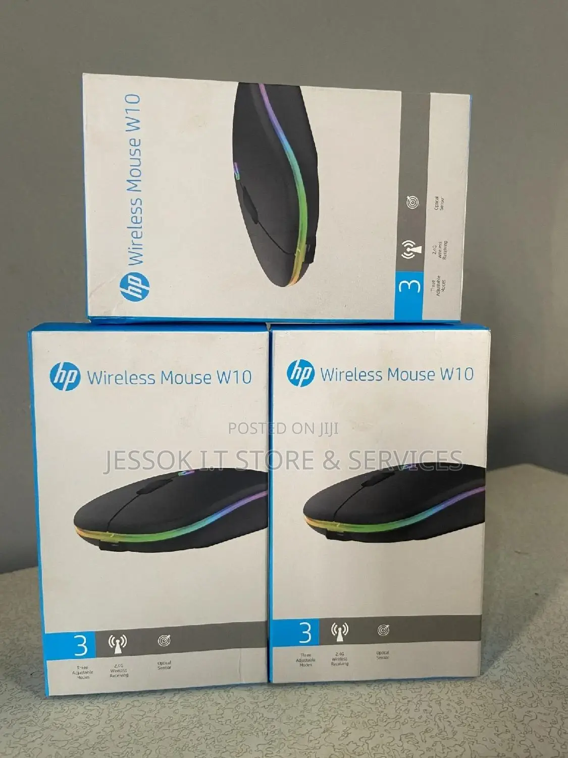 Rechargeable Wireless Mouse With RGB Colors