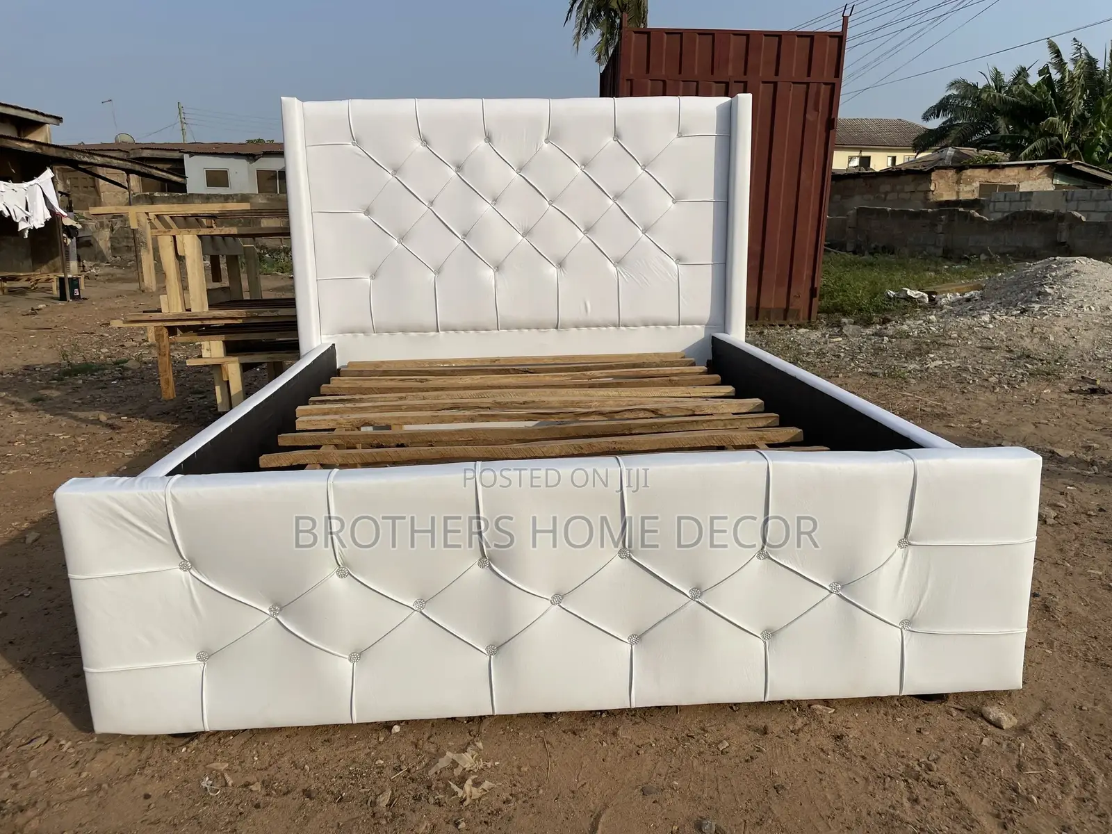 White Double Bedframe 60x80//