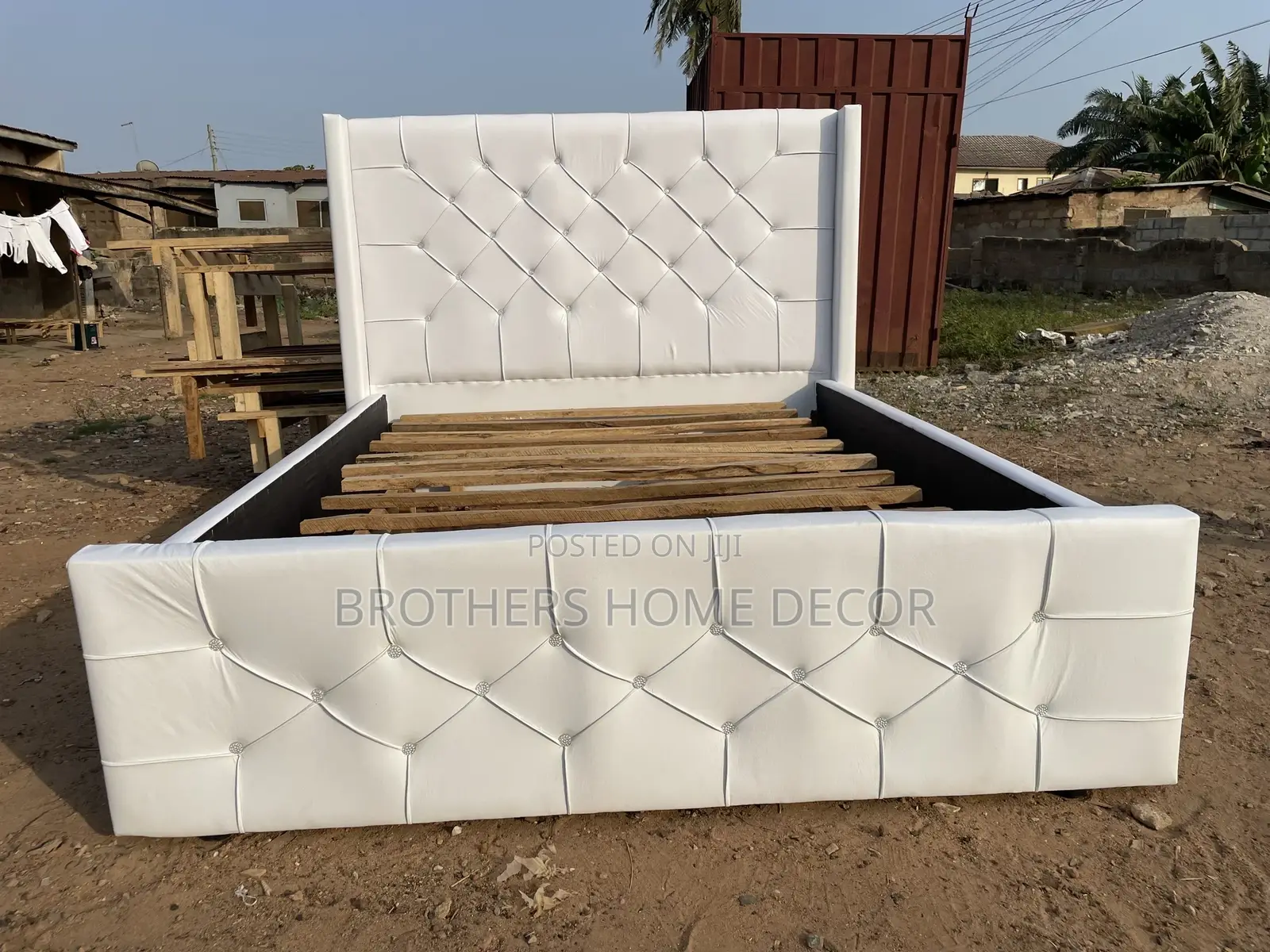 White Double Bedframe 60x80//