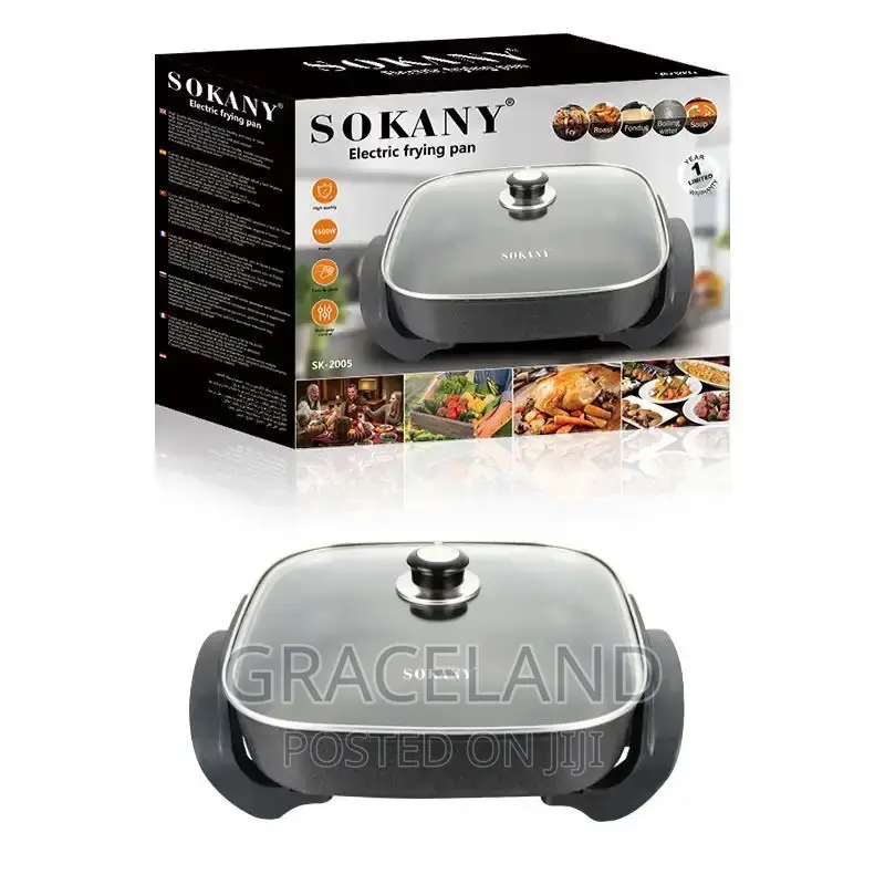 This Is Original SOKANY Electric Frying Pan Non-Stick Pot
