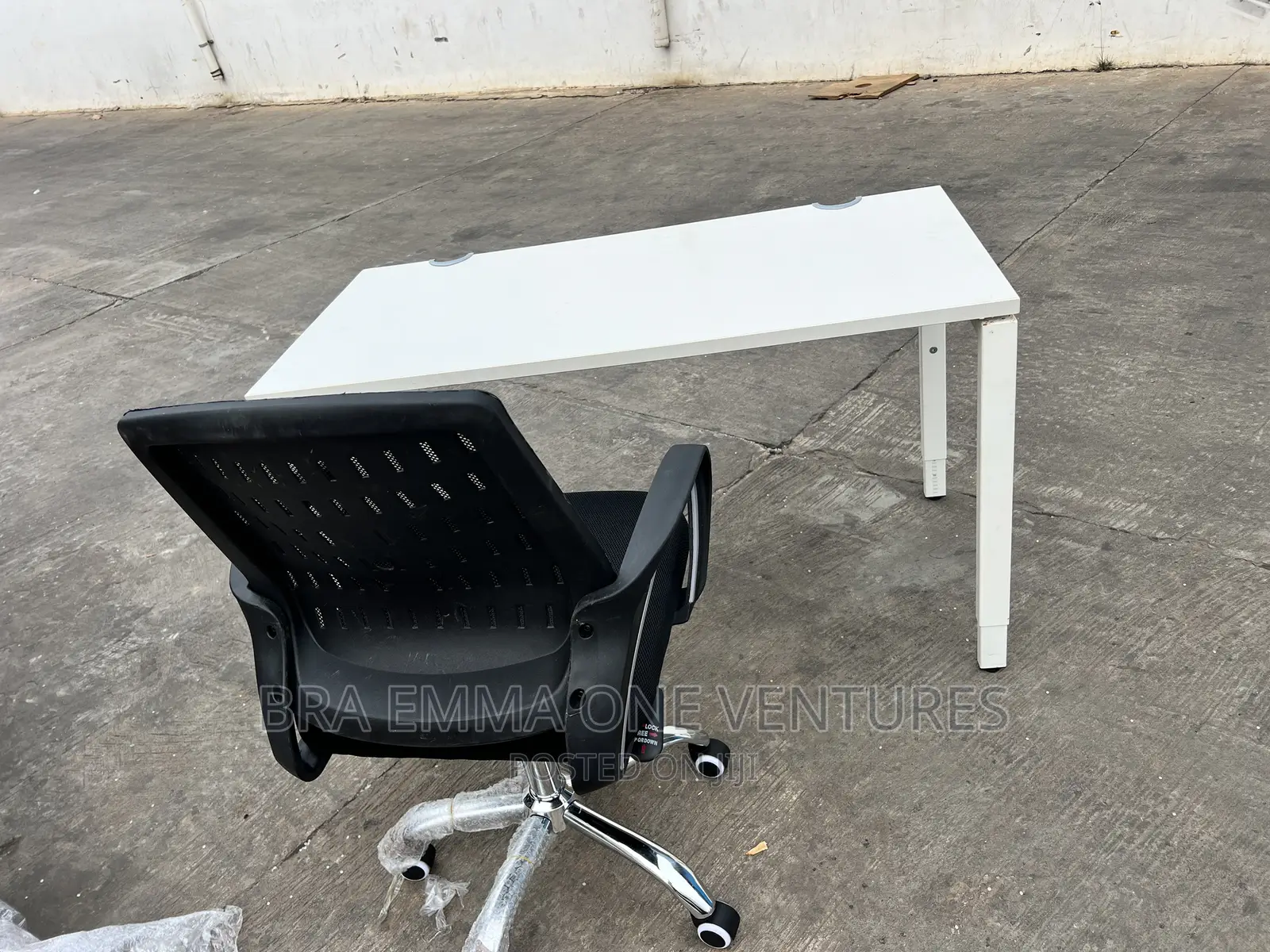 Uk Uses Adjustable Height Table and Brand New Chair