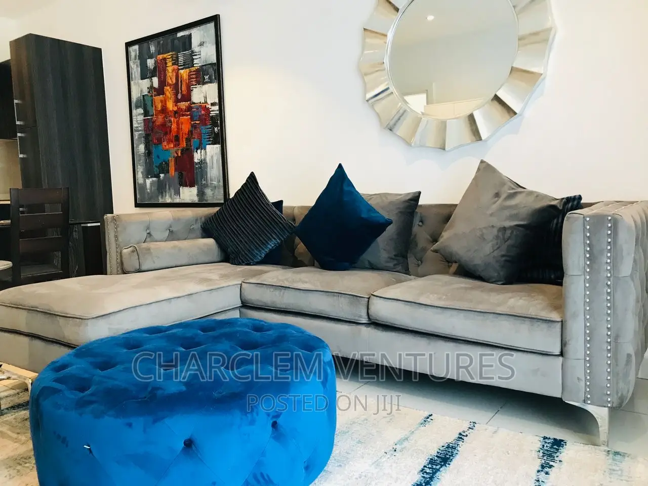 Furnished 1bdrm Apartment in Charclem Ventures, Cantonments for rent
