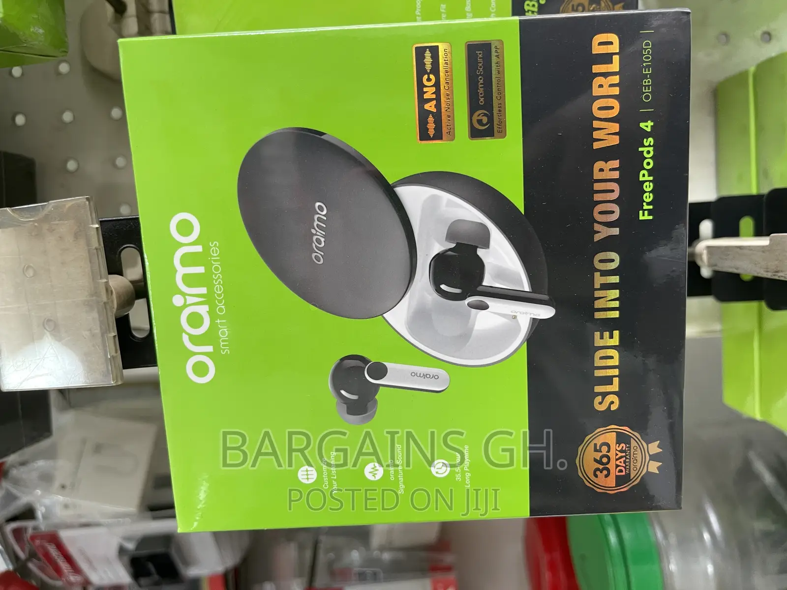 Oraimo Freepods 4 Wireless Earbuds With ANC