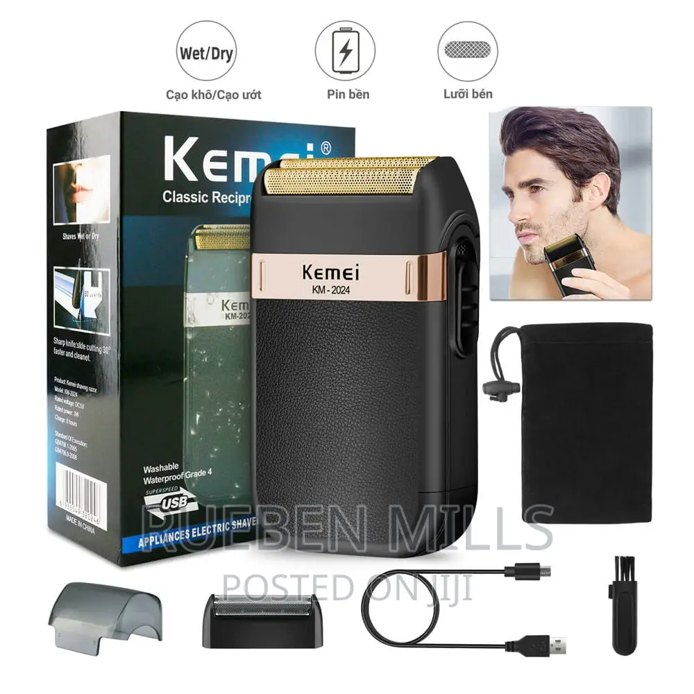 Kemei Yandou Skin Smoother Beard Trimmer Barbering Machine