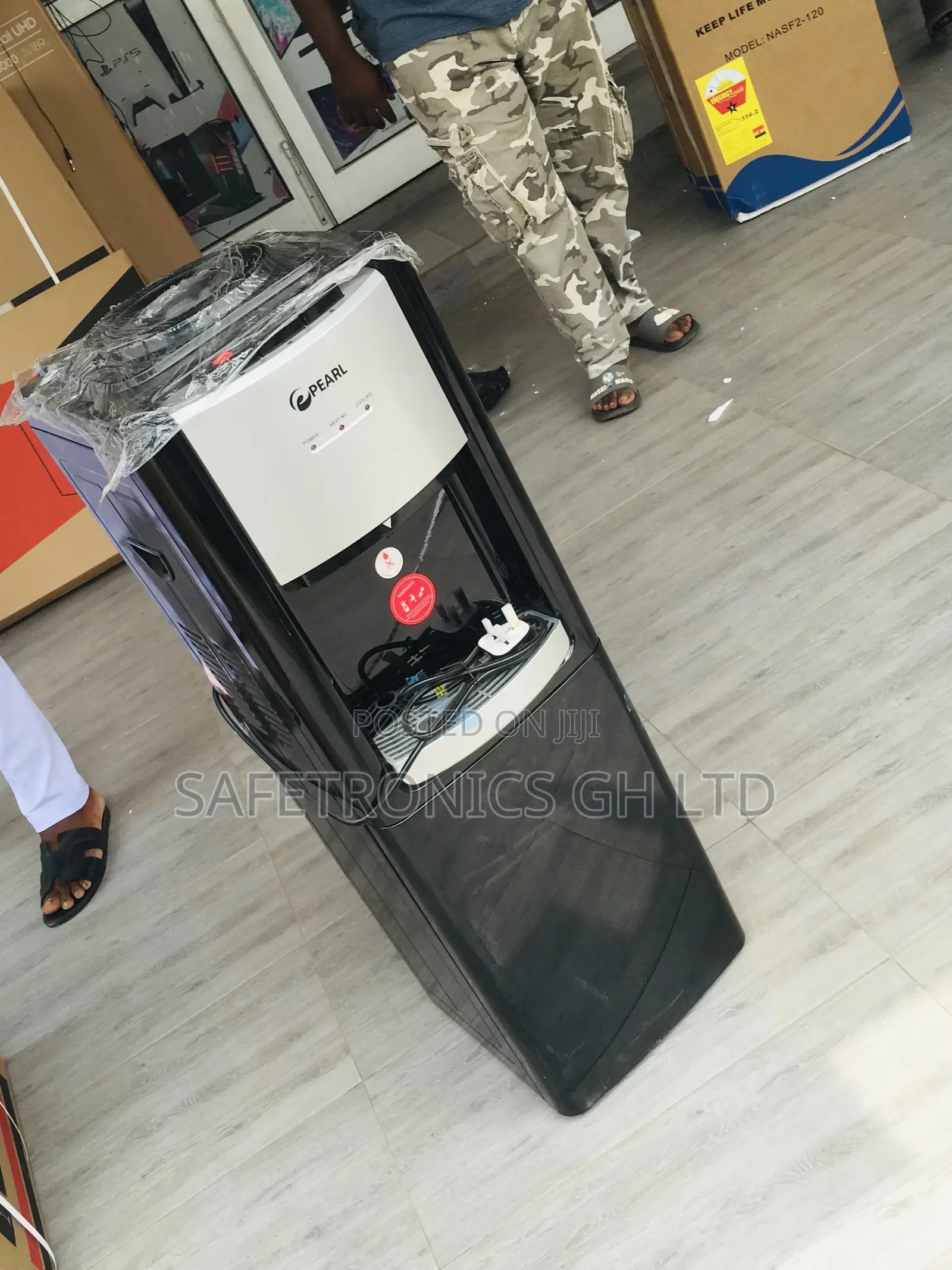 Water Dispenser Electric Black Hot/Cold PWD-2008 Pearl