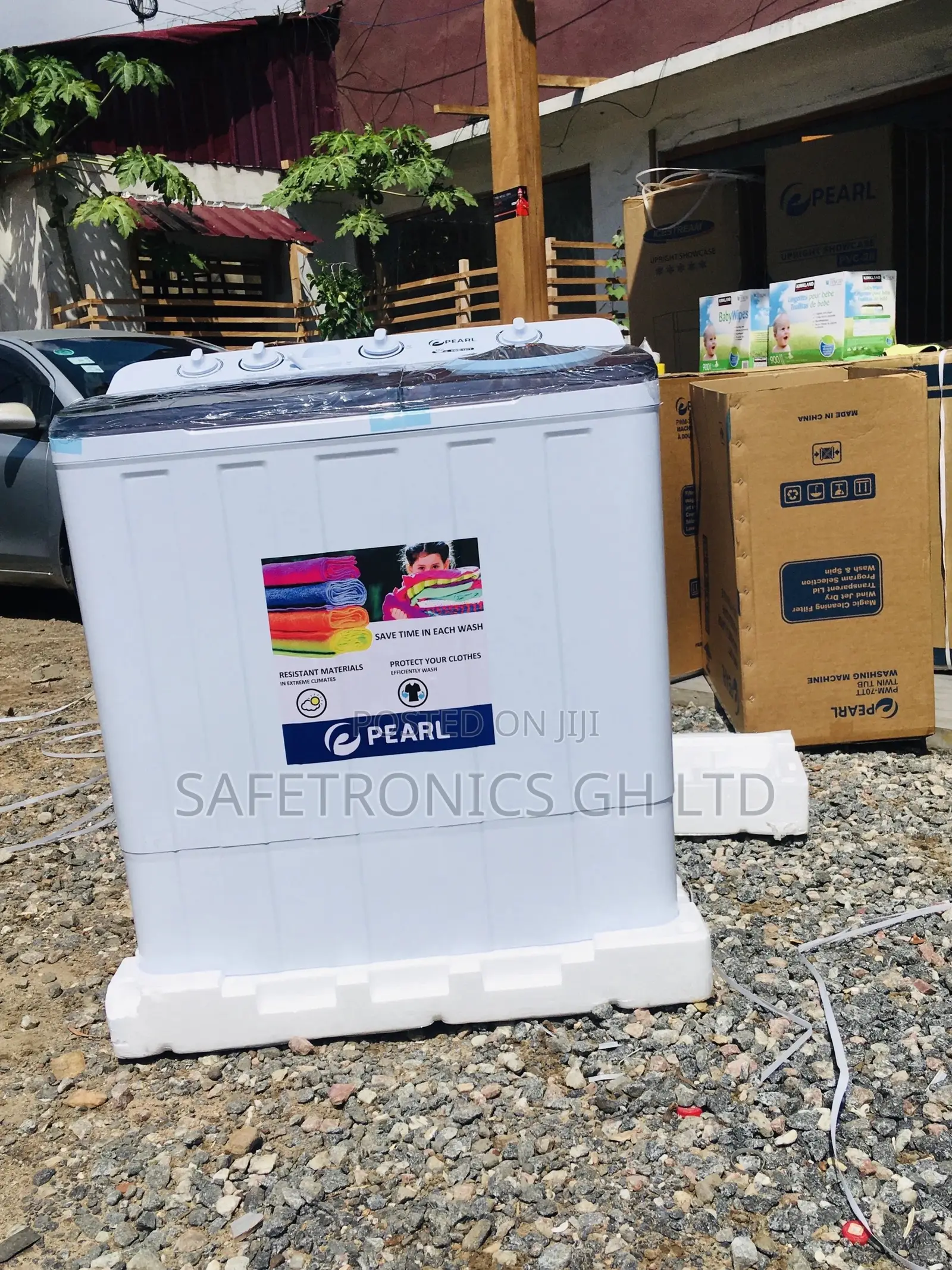 Topload Washingmachine 12kg Semiautomatic Pearl