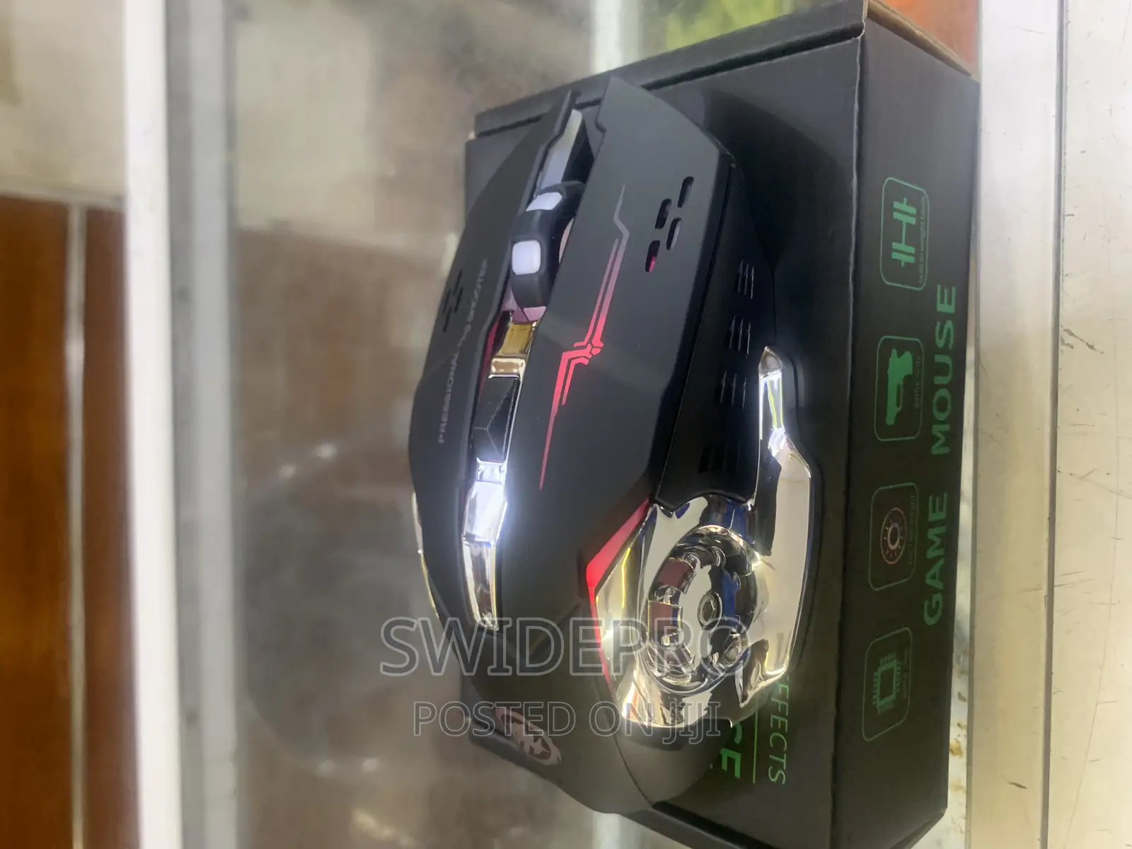 Coll Lighting Silent RGB Rechargeable Gaming Mouse