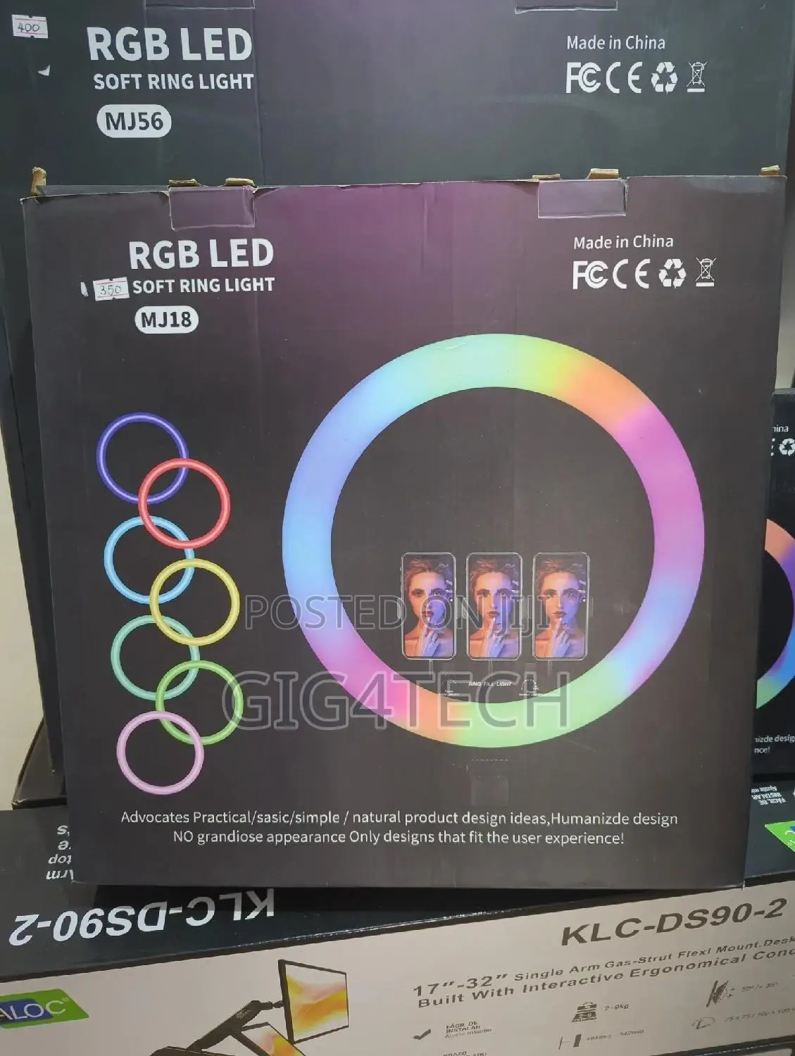18 RGB Soft Ring Light Mj18