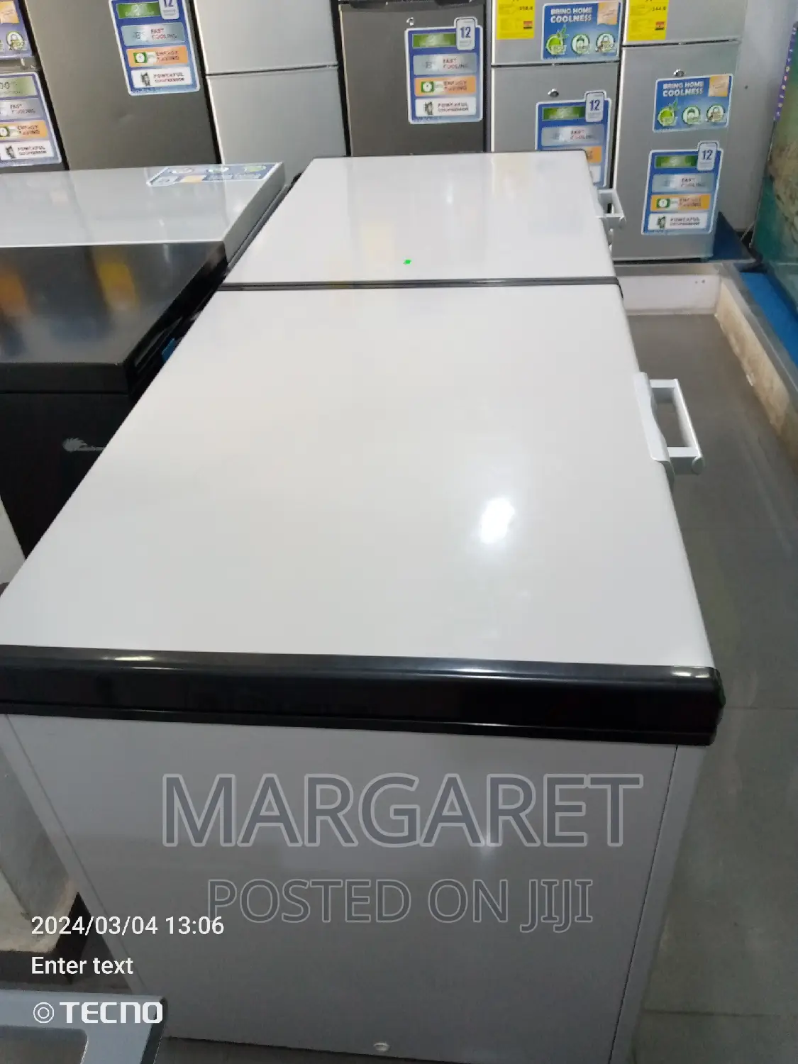 Nasco 500 Littres Chest Freezer Double Door
