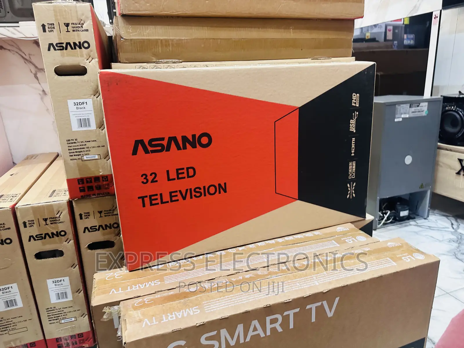 Durable Sleek Asano 32”Fhd Satellite Digital Tv
